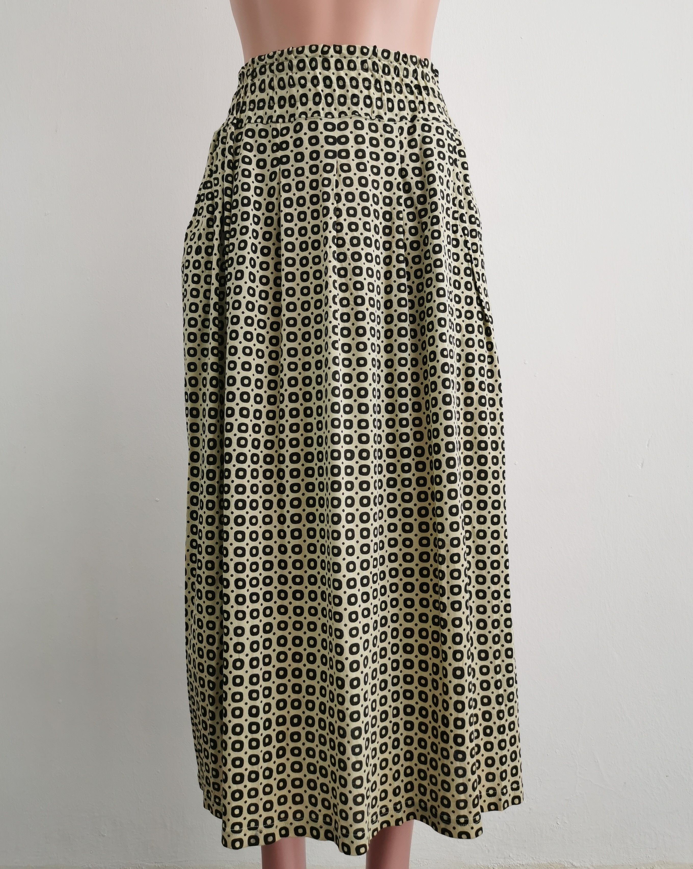 Vintage Yohji Yamamoto Polkadot Womens Skirt Made In Japan