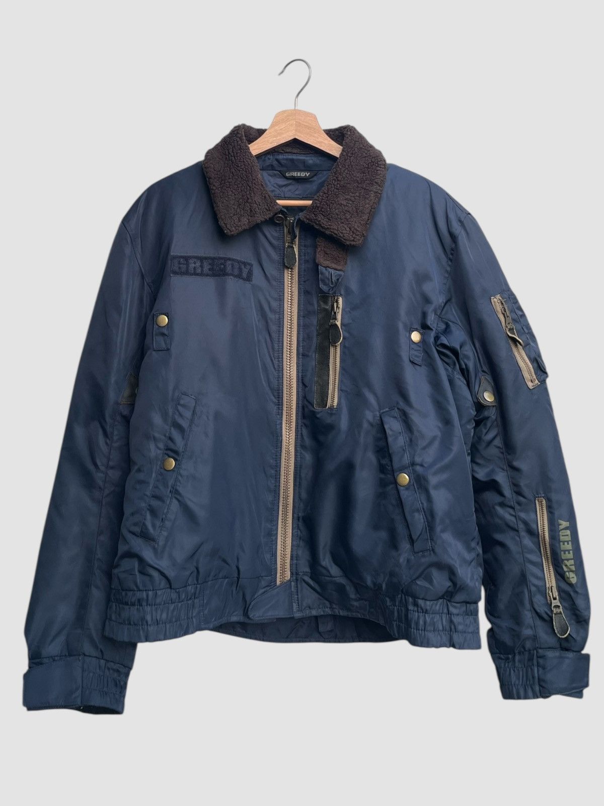 Kadoya Vintage Greedy Motorcycle Rider Bomber Jacket Size US S / EU 44-46 / 1 - 3 Thumbnail