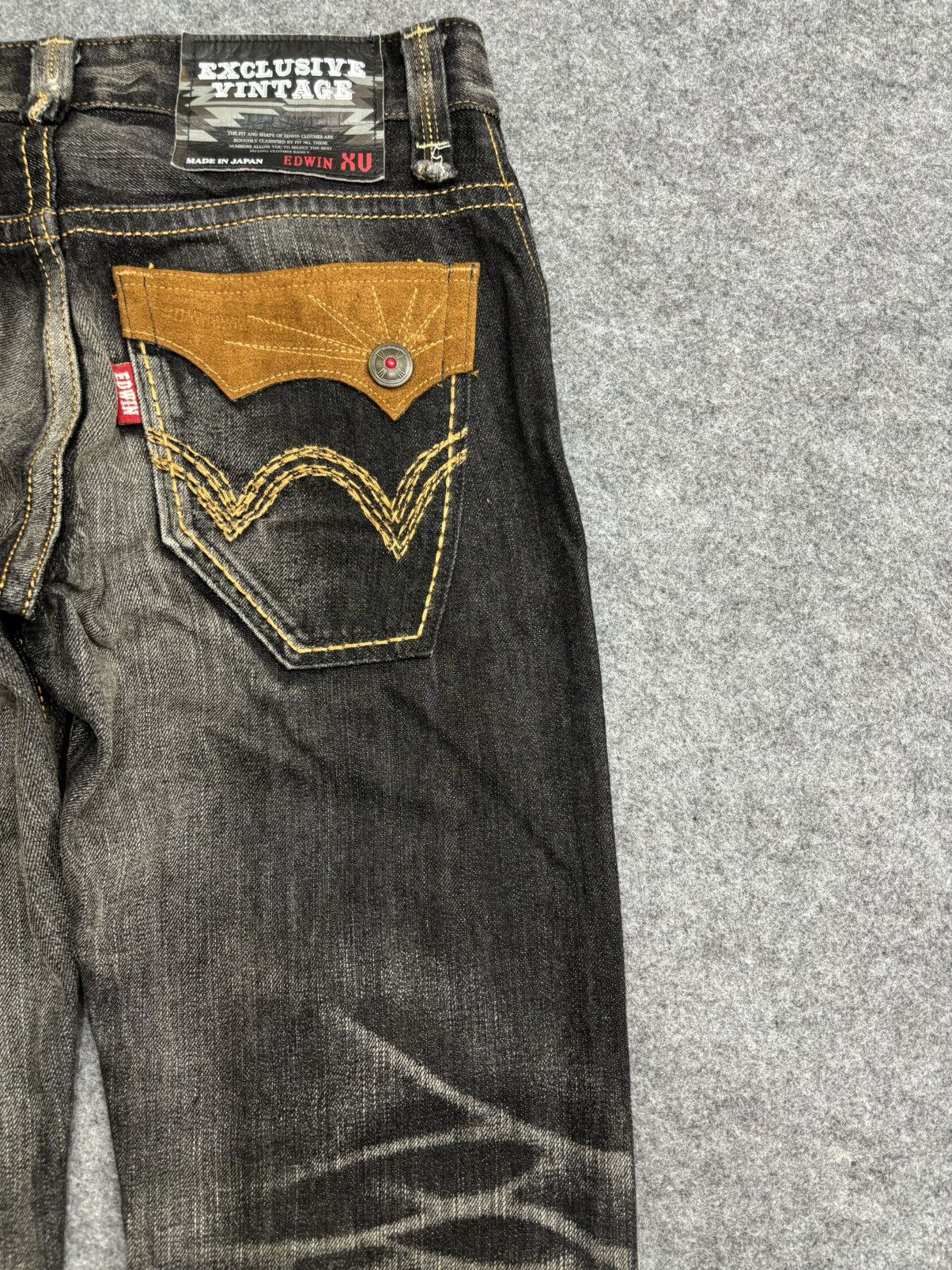 Edwin 💥Raw Fades💥Edwin 423XVS Raw Artisanal Fades Denim F480 Size US 31 - 11 Thumbnail