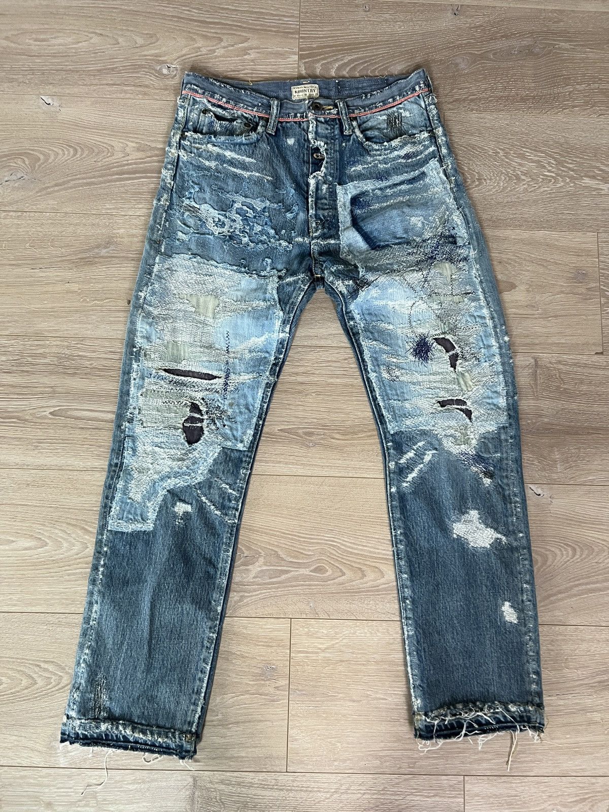 image of Kapital Patchwork Denim, Men's (Size 30)