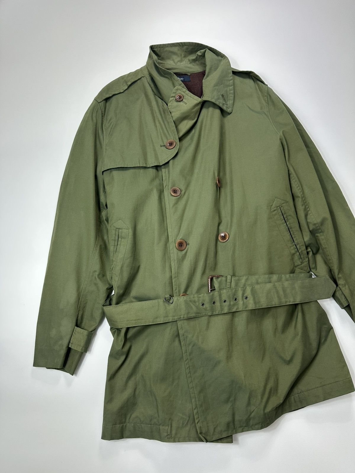 Paul Smith Paul Smith Heavy Coat Green Tokyo London Men's Size US L / EU 52-54 / 3 - 3 Thumbnail