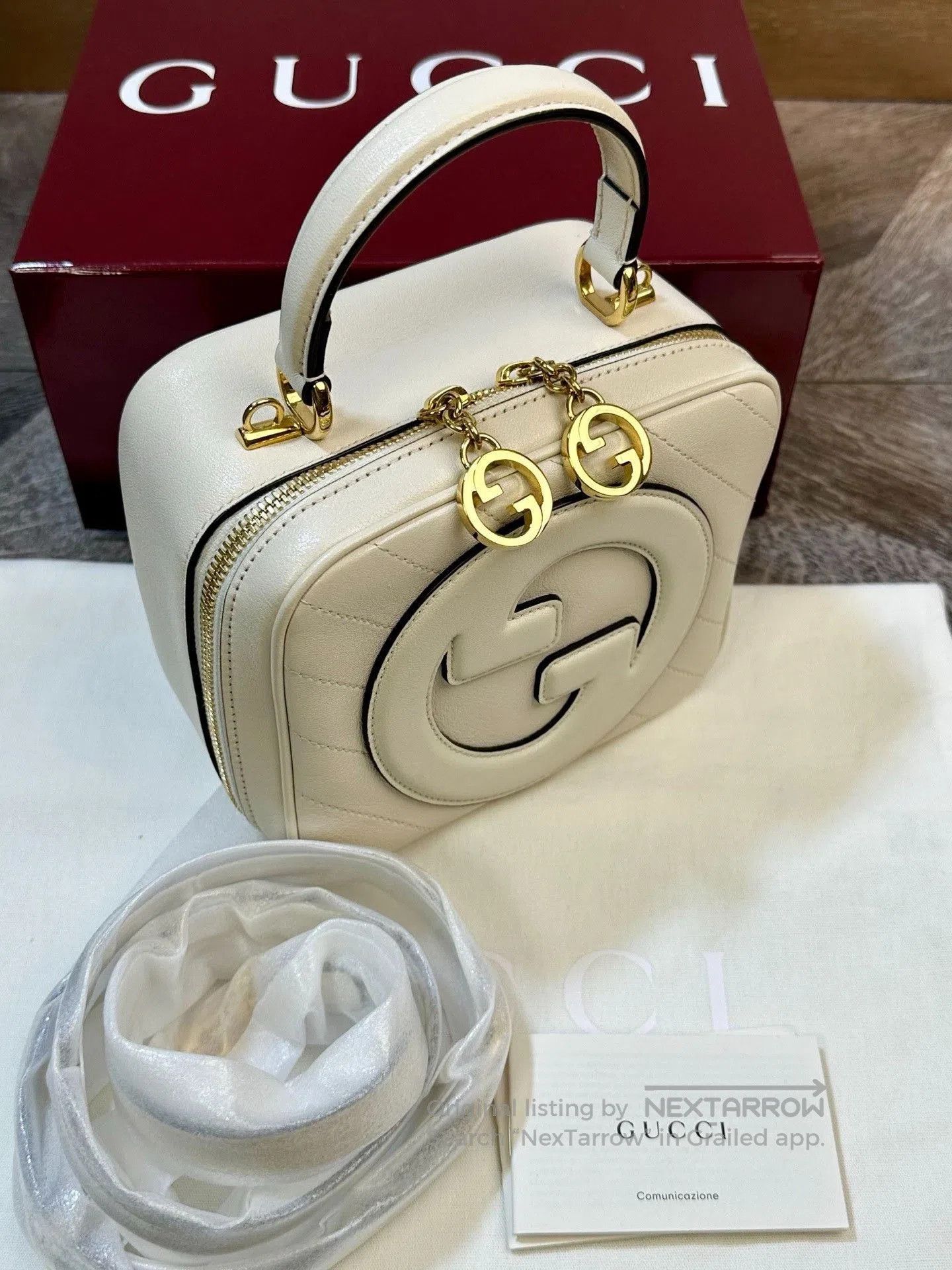 Gucci Gucci Blondie Square Box Camera Bag. Size ONE SIZE - 4 Thumbnail