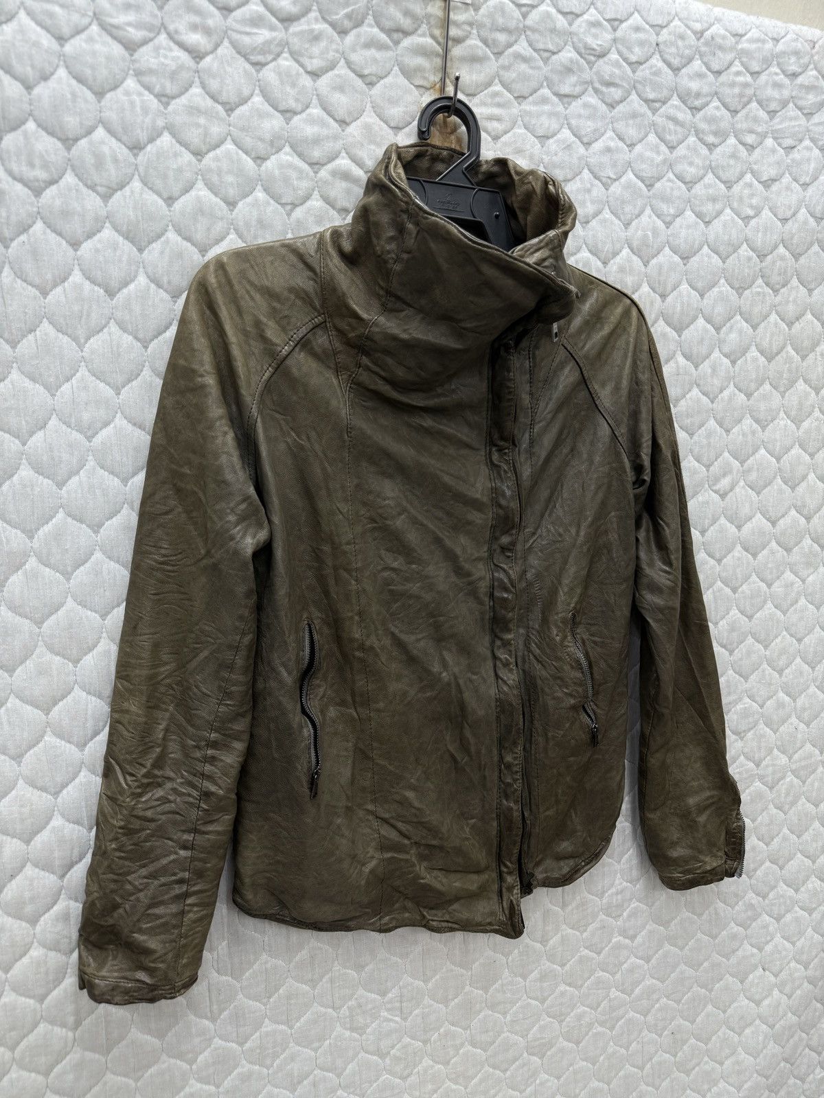Giorgio Brato 💥🔥💥STEALS GIORGIO BRATO ORGANIC EDITION LEATHER GHOST JACKET Size S / US 4 / IT 40 - 13 Thumbnail
