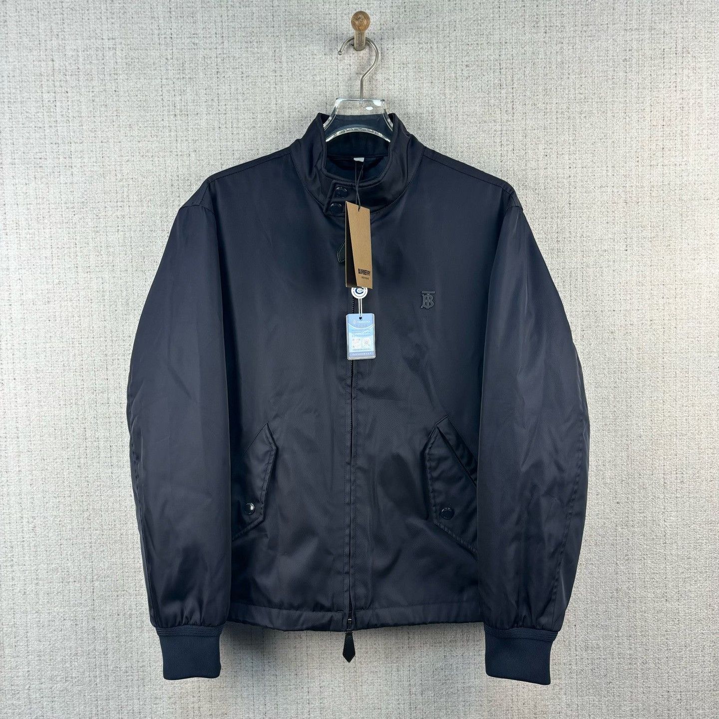 Burberry Burberry Logo Embroidered Zip Jacket Size US M / EU 48-50 / 2 - 1 Thumbnail