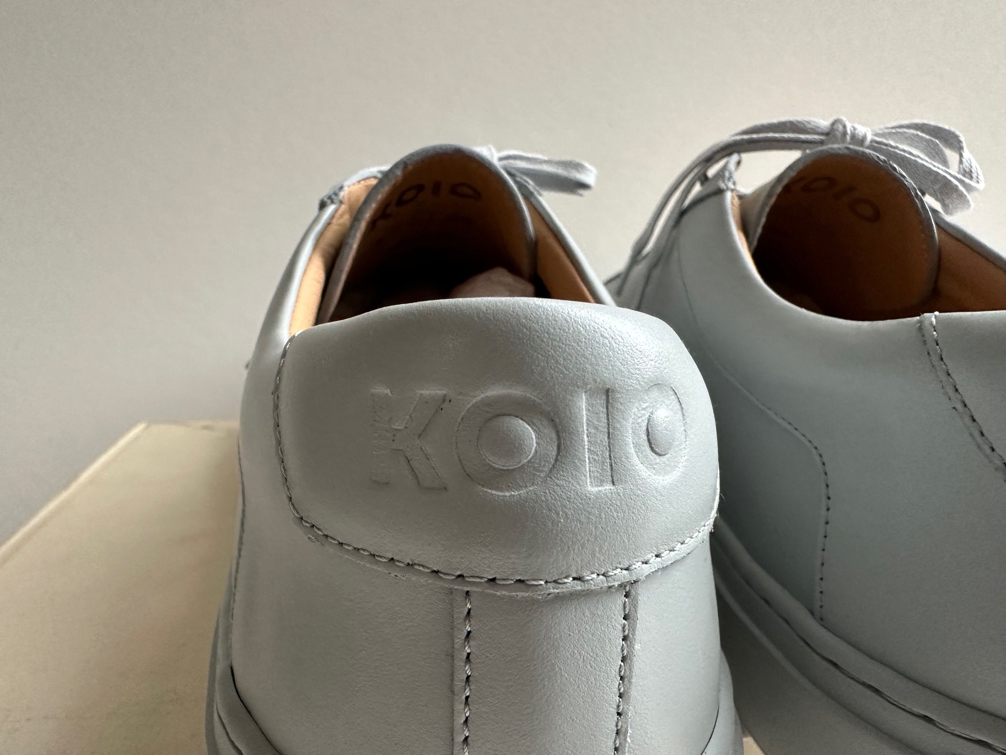 Koio Koio Capri Leather Sneakers - Pebble - US14 (NIB) Size US 14 / EU 47 - 11 Thumbnail