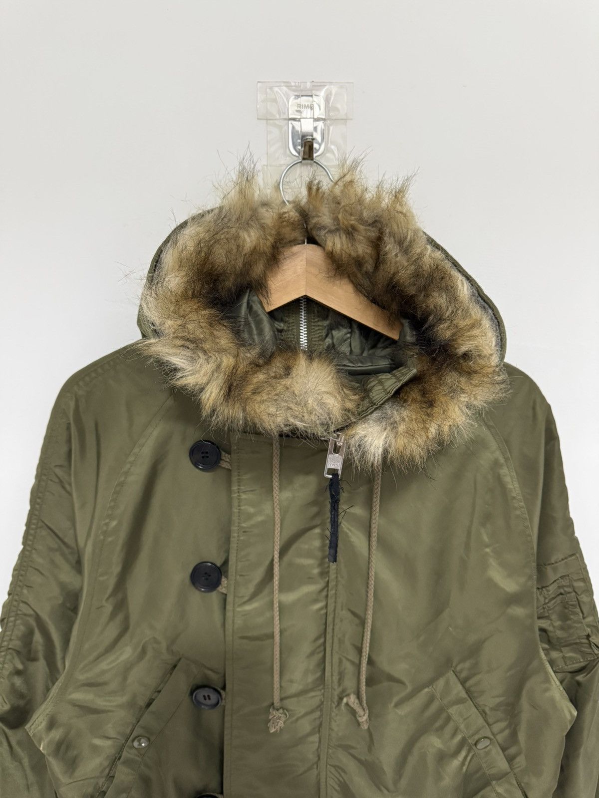 Le Grande Bleu (L.G.B.) Y2K Jeanasis Split Zipper Hoodie Military Jacket LGB Style Size US M / EU 48-50 / 2 - 4 Thumbnail