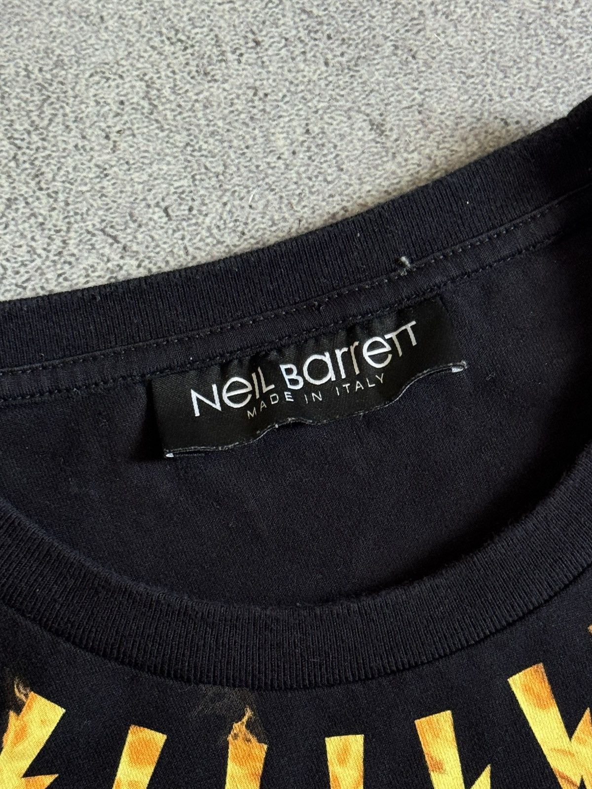 Neil Barrett Neil Barett L lightning bolt ⚡️ printed tshirt tee shirt Size US L / EU 52-54 / 3 - 5 Thumbnail