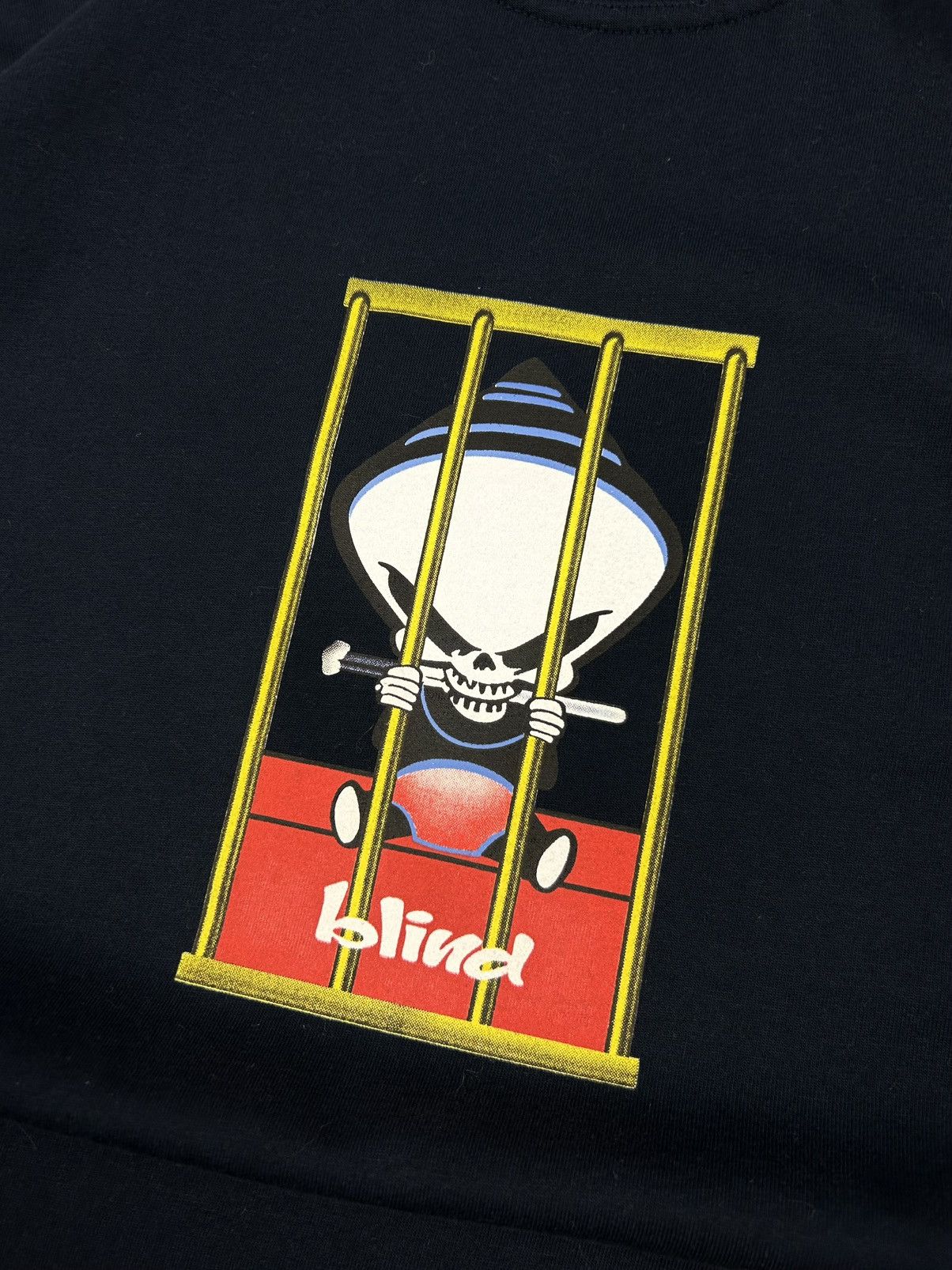 Blind Skateboards × JNCO × Vintage Vintage Blind Skateboards Reaper Long Sleeve 90s Y2k Size US L / EU 52-54 / 3 - 6 Thumbnail