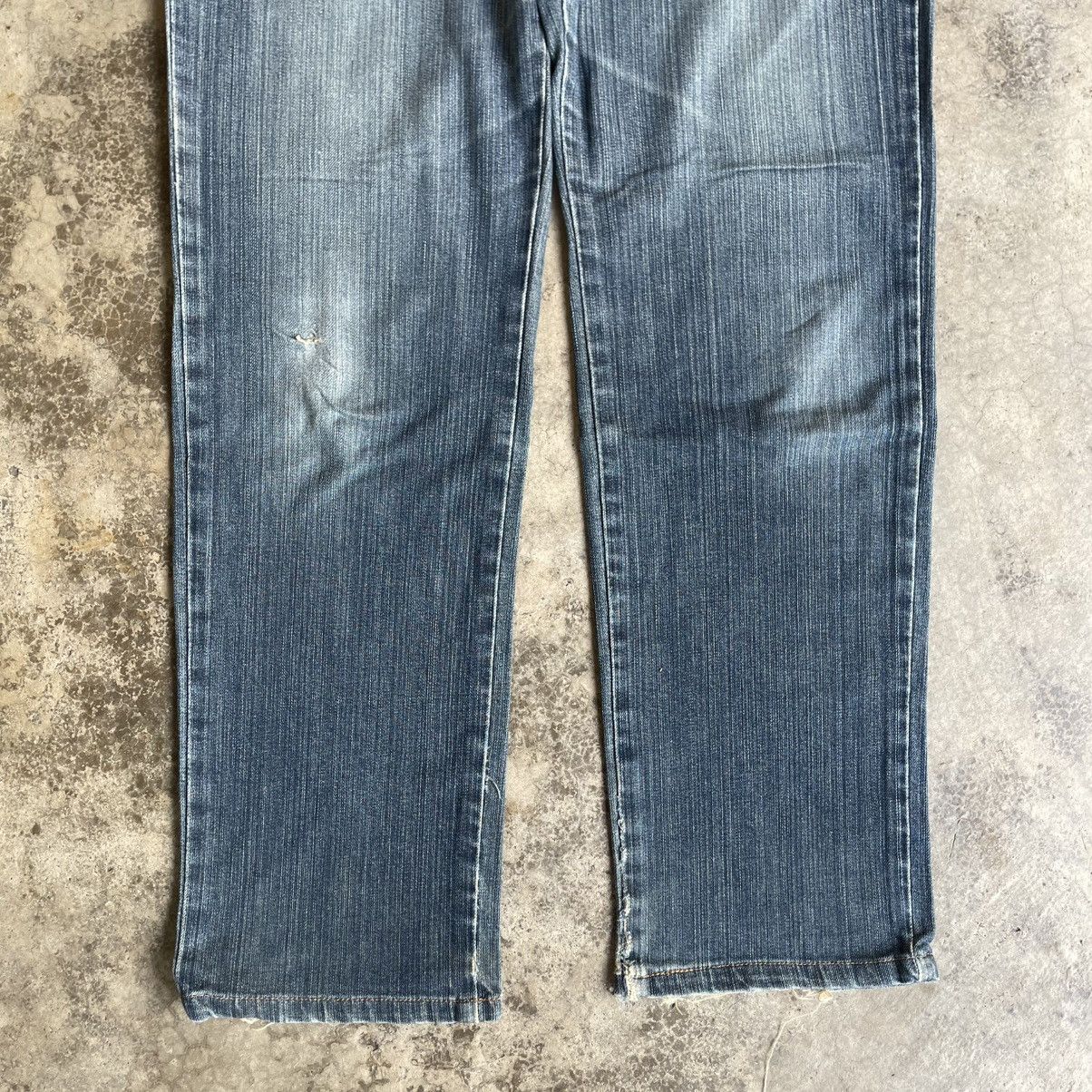 Edwin 🔥Vintage Edwin 403 Stoned Washed Ripped Distress Soft Jeans Size US 29 - 3 Thumbnail