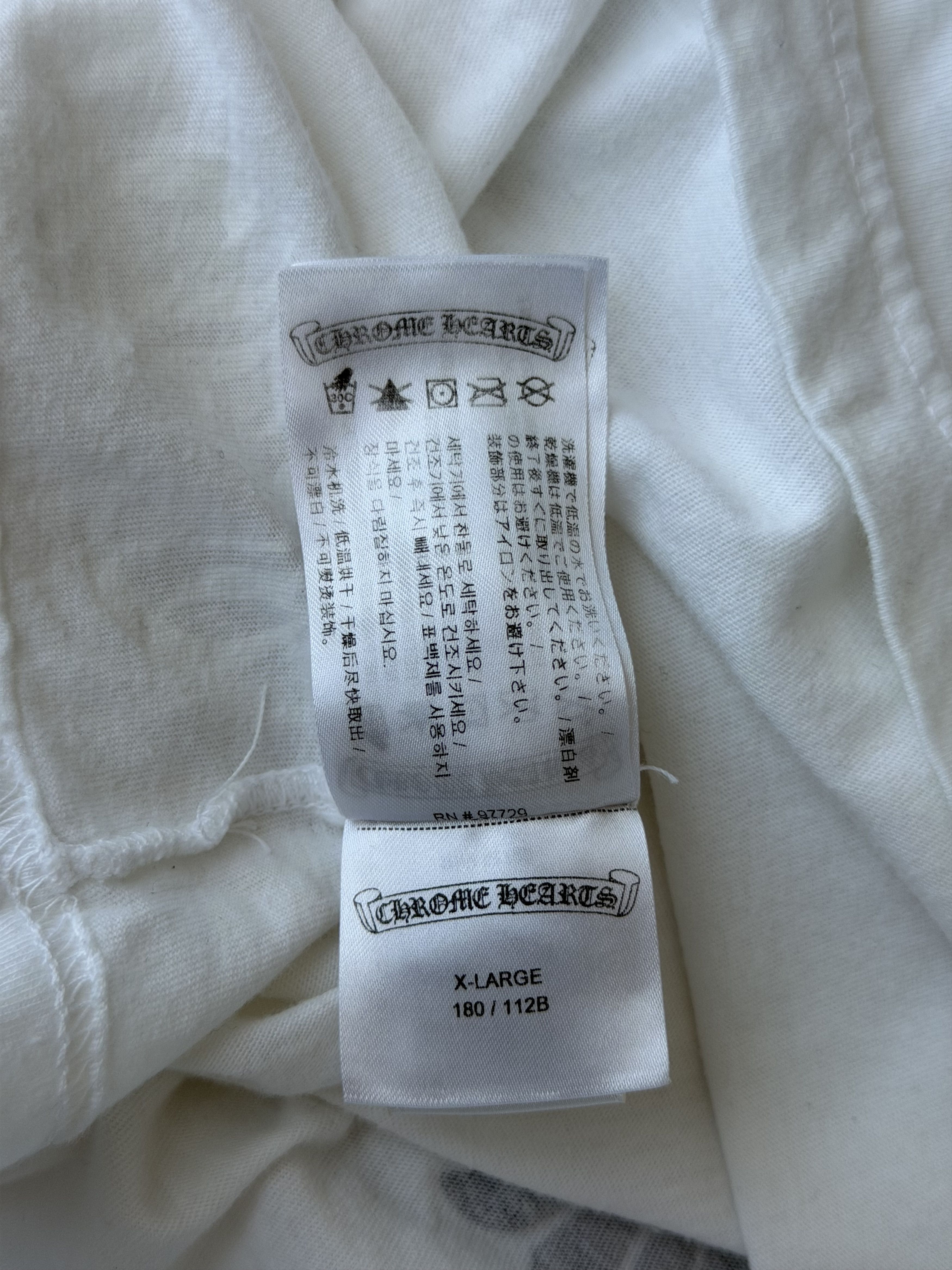 Chrome Hearts Chrome Hearts White & Multicolor Cross Longsleeve T-Shirt Size US XL / EU 56 / 4 - 6 Thumbnail