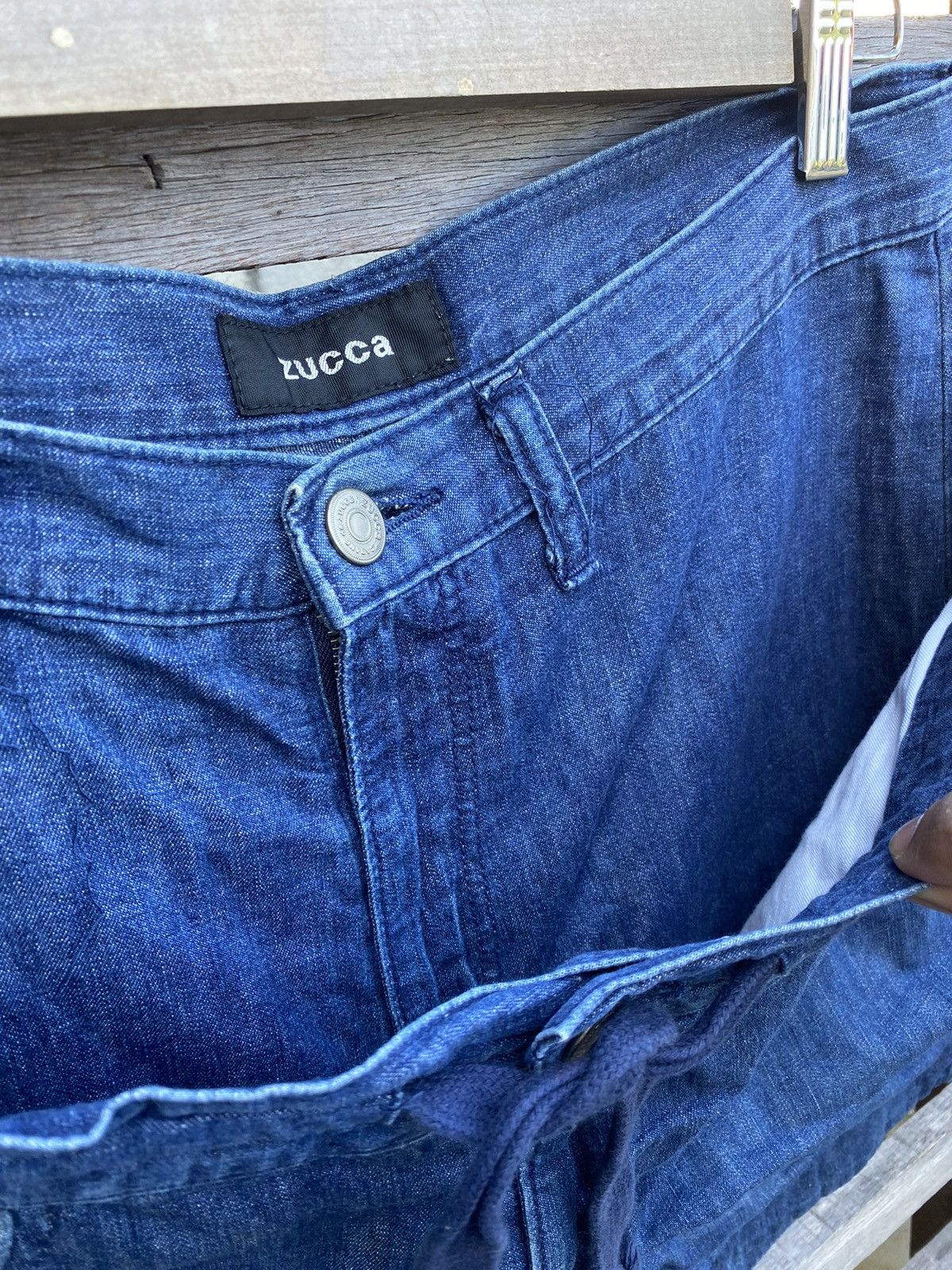 Vintage Cabane De Zucca Double Waist by Issey Miyake Shortpant Denim Size 31" - 6 Thumbnail