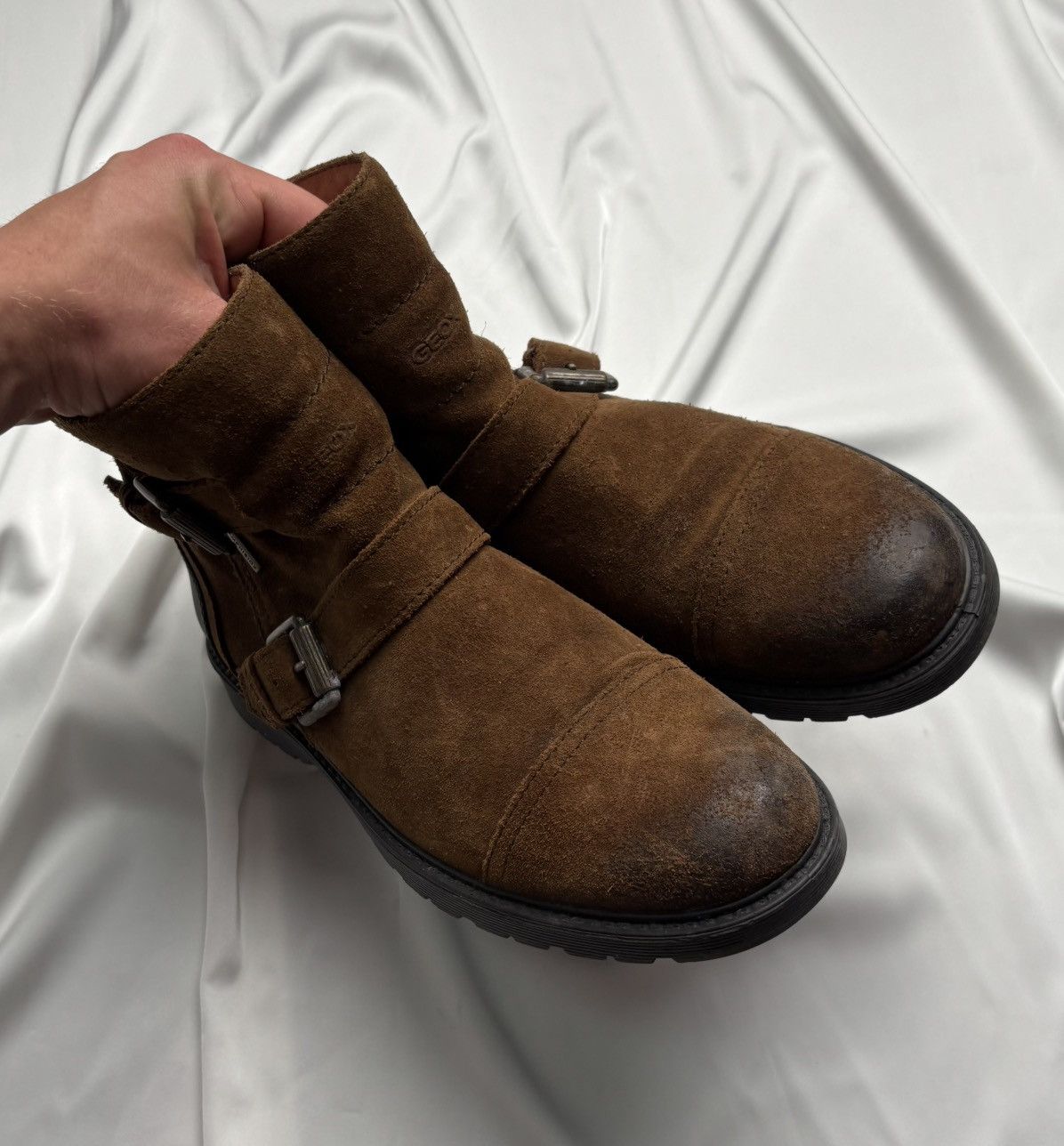 Geox GEOX vintage suede belted ankle boots Size US 8 / EU 41 - 3 Thumbnail