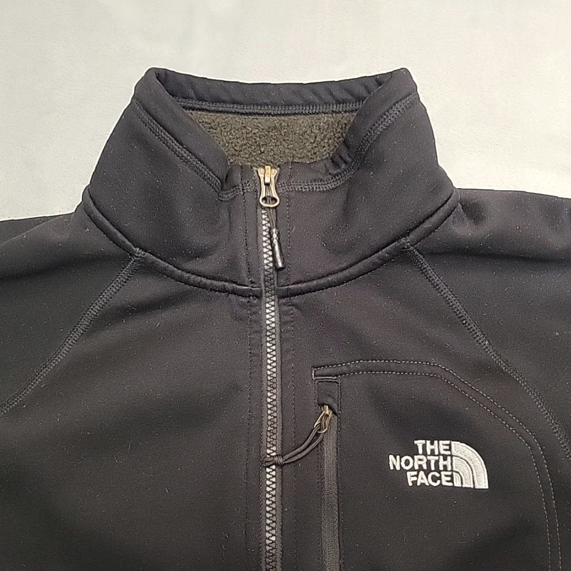 The North Face VINTAGE The North Face Jacket Mens M Black Soft Shell Fleece Lined Performance Outdoors Size US M / EU 48-50 / 2 - 2 Thumbnail