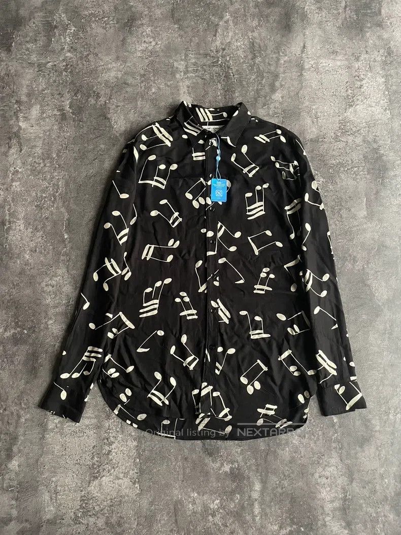 Saint Laurent Paris Saint Laurent Paris Note Print Shirt Size US XS / EU 42 / 0 - 1 Thumbnail