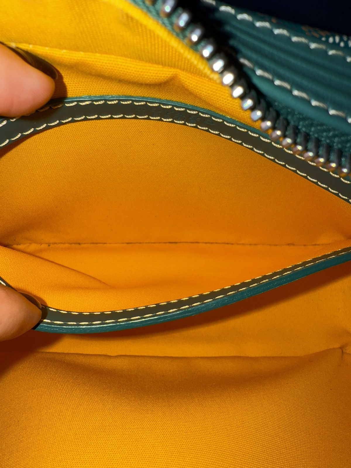 Goyard Goyard Cap Vert Goyardine Bag Green Size ONE SIZE - 13 Thumbnail