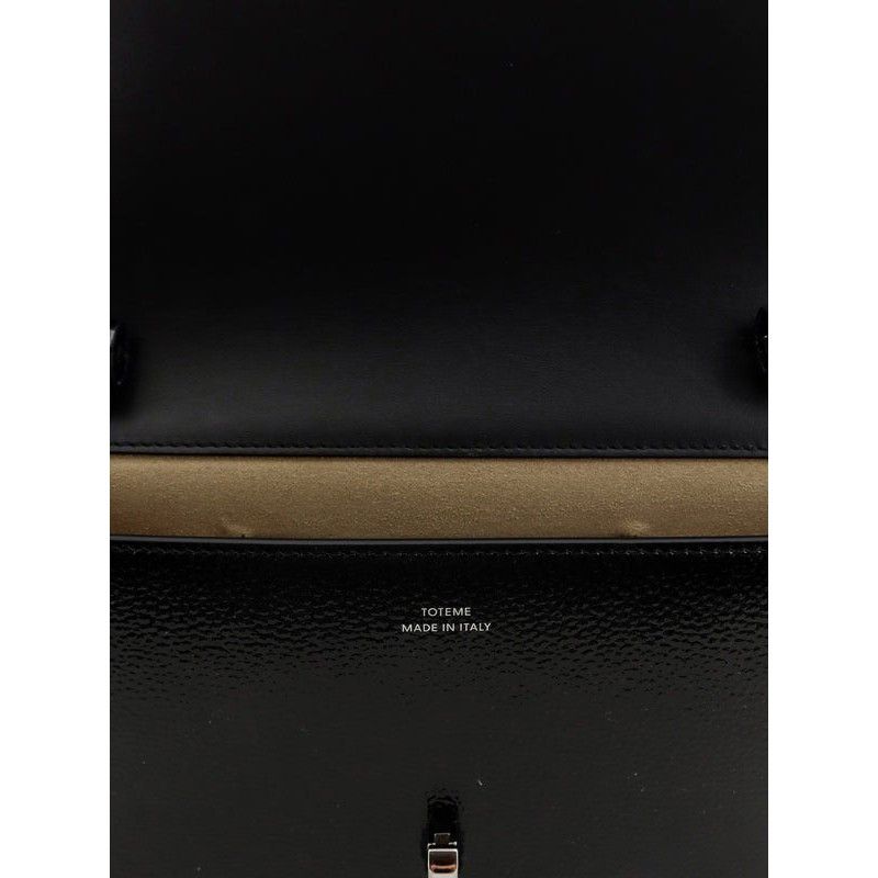 Toteme TOTEME T-Lock Black Patent Crossbody Bag New & Authentic Size ONE SIZE - 4 Thumbnail