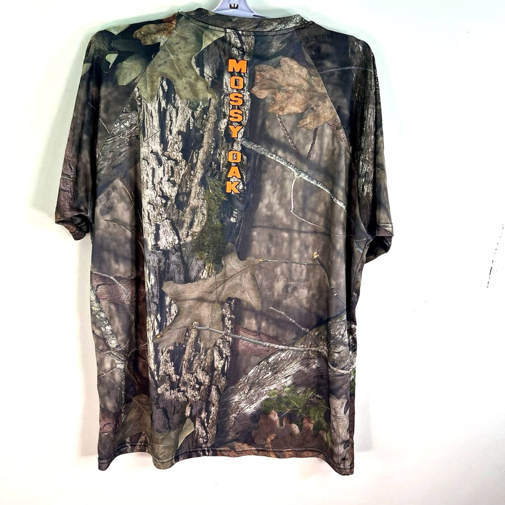 Vintage Mossy Oak Camo Short Sleeve Shirt Mens XL Polyester T-Shirt Size US XL / EU 56 / 4 - 5 Thumbnail