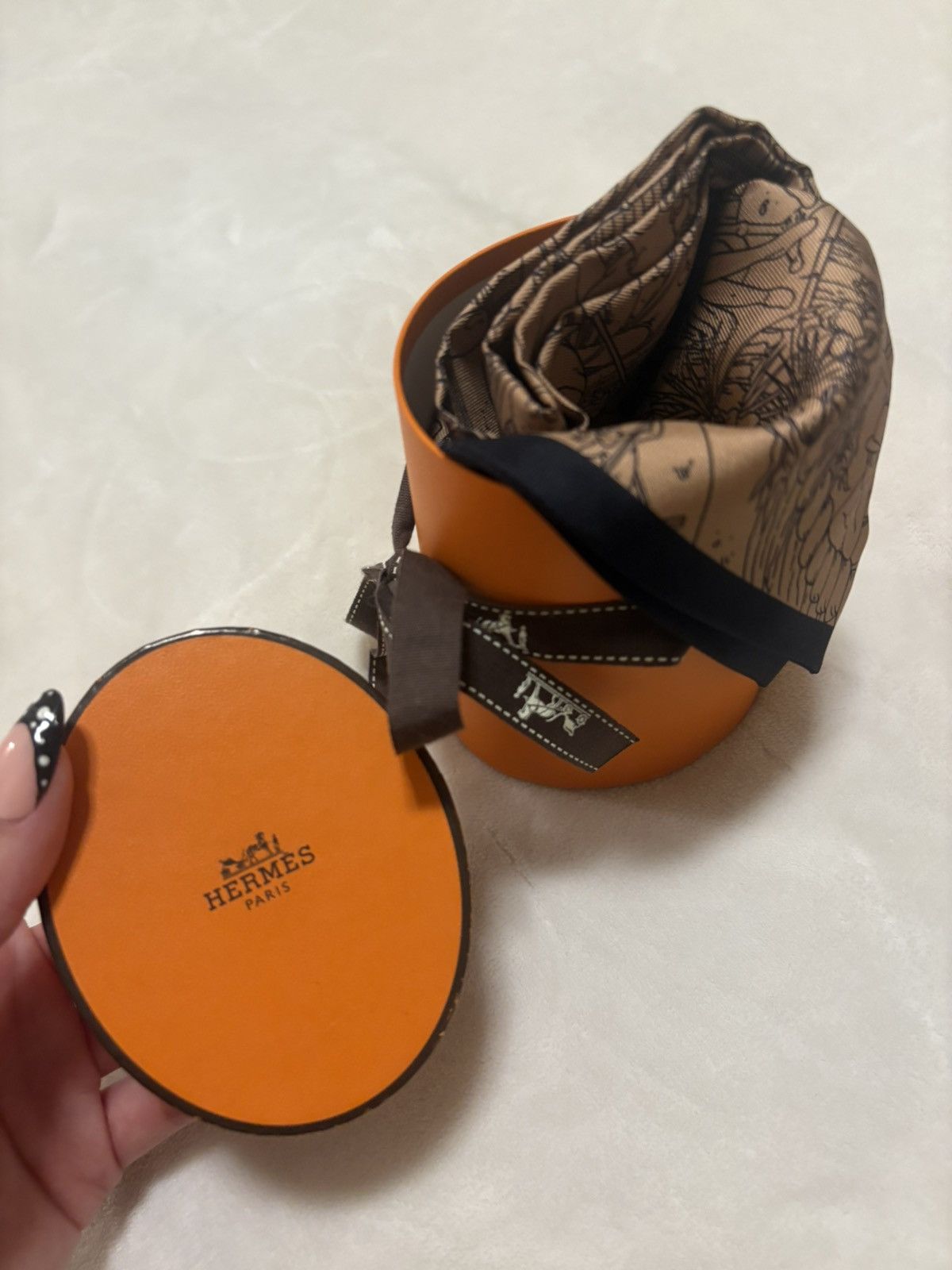 Hermes Hermes Maxi Twilly slim- Le grand prix du faub Size ONE SIZE - 8 Thumbnail