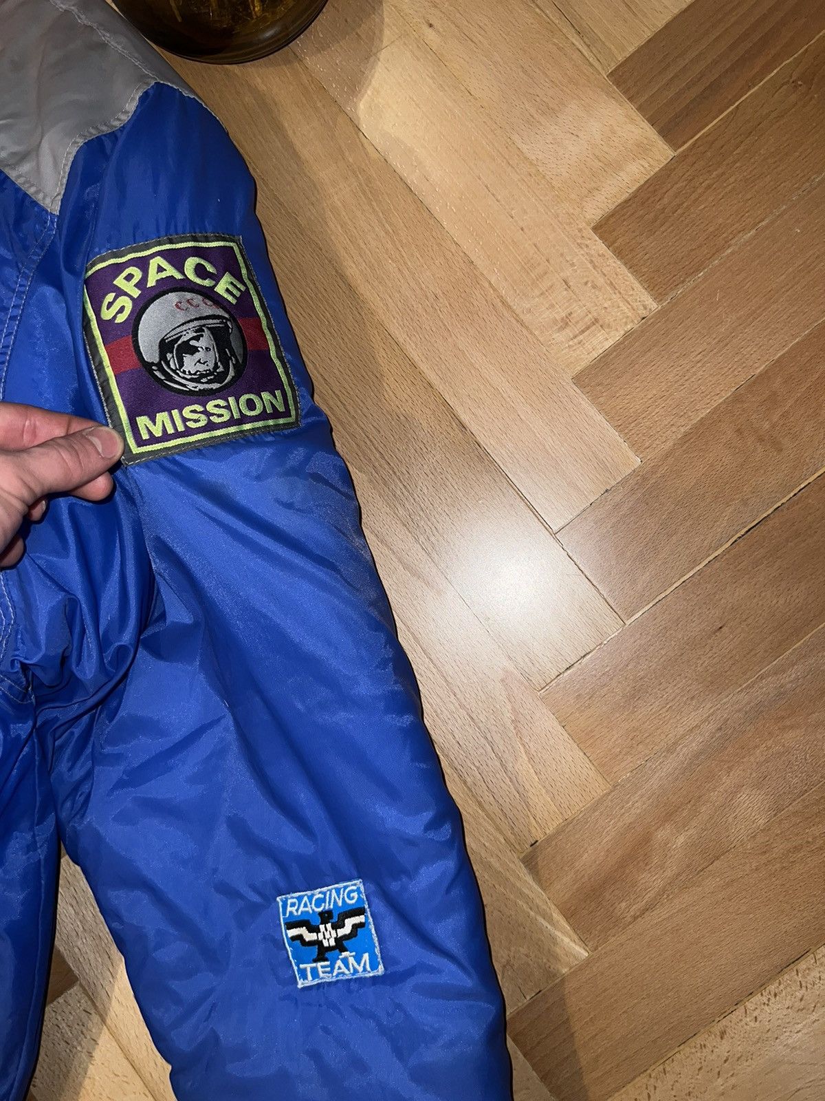Kappa × Vintage KAPPA VINTAGE 80/90’S PUFFER JACKET DOWN BOXY RACING Size US L / EU 52-54 / 3 - 4 Thumbnail