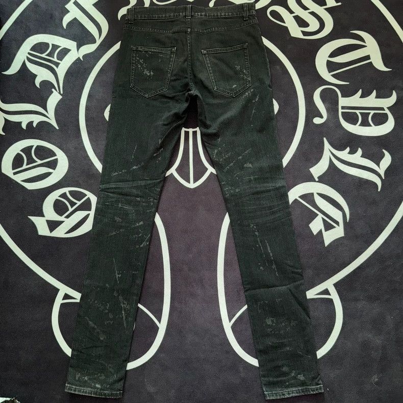 Saint Laurent Paris Saint Laurent Splatter Paint Denim Jeans Size US 28 / EU 44 - 1 Thumbnail