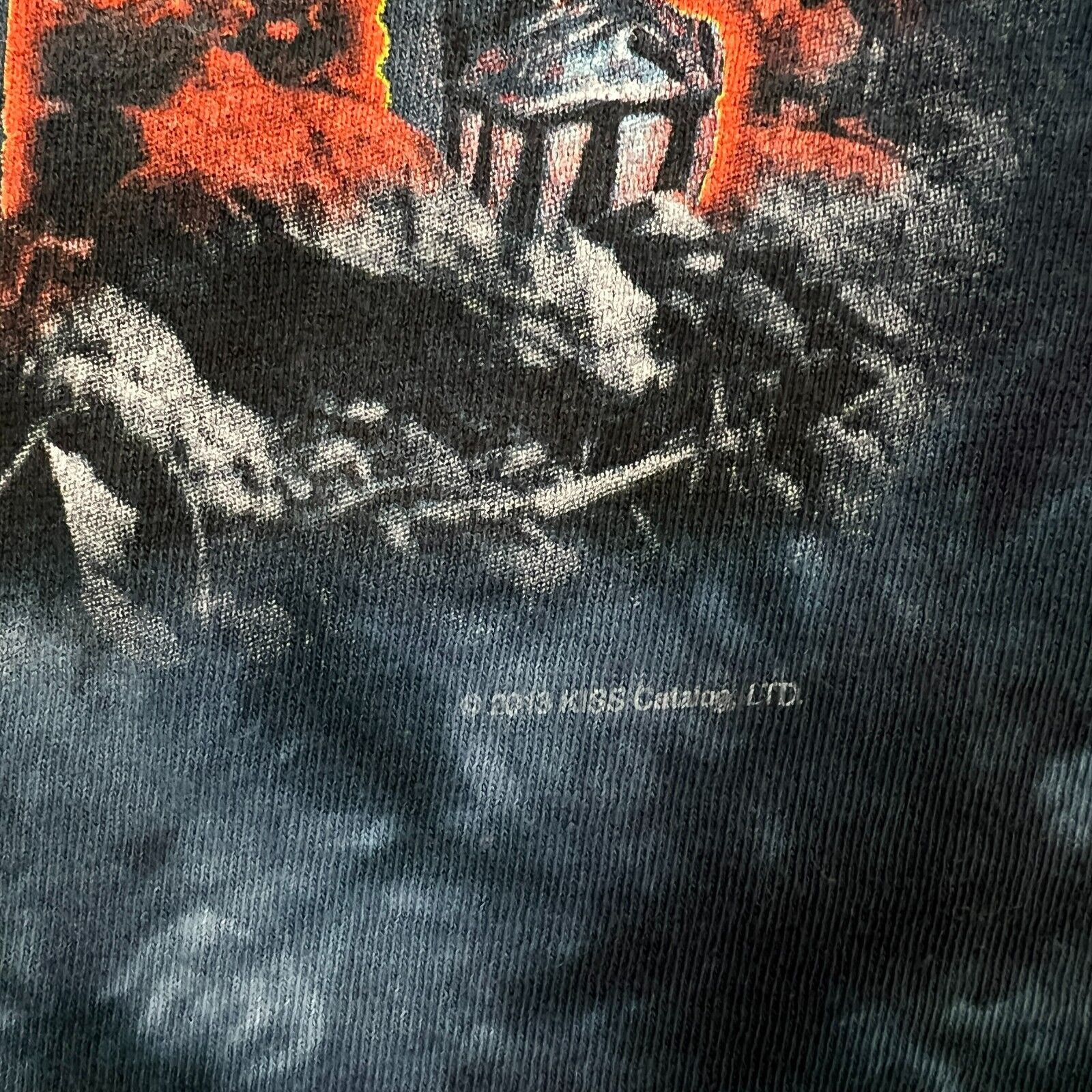 Band Tees × KISS × Liquid Blue VTG 2013 Liquid Blue Kiss T Shirt Medium Tie Dye Band Tee Size US M / EU 48-50 / 2 - 4 Thumbnail