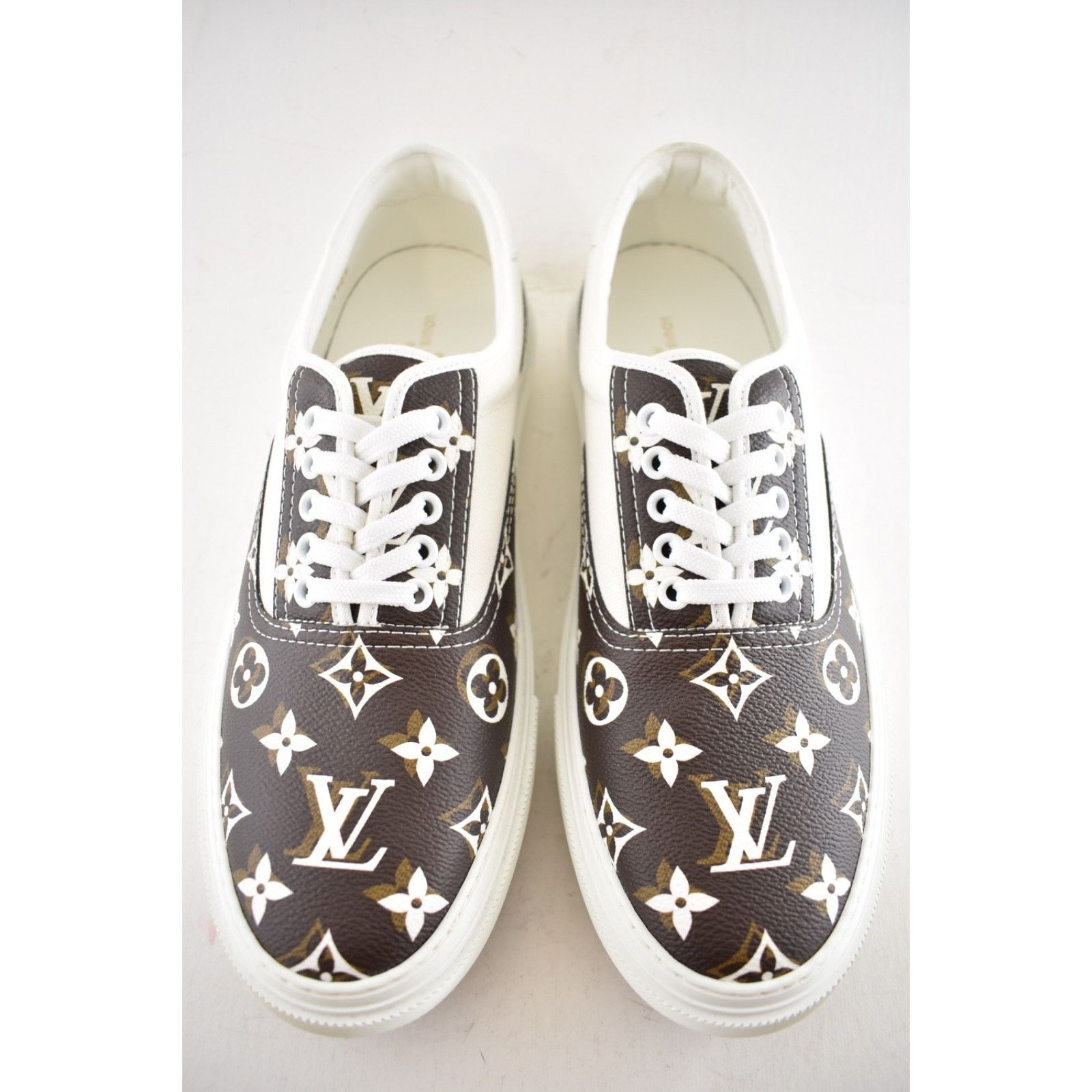 Louis Vuitton Louis Vuitton Trocadero Richelieu White Monogram Logo Low Size US 10 / EU 43 - 8 Thumbnail