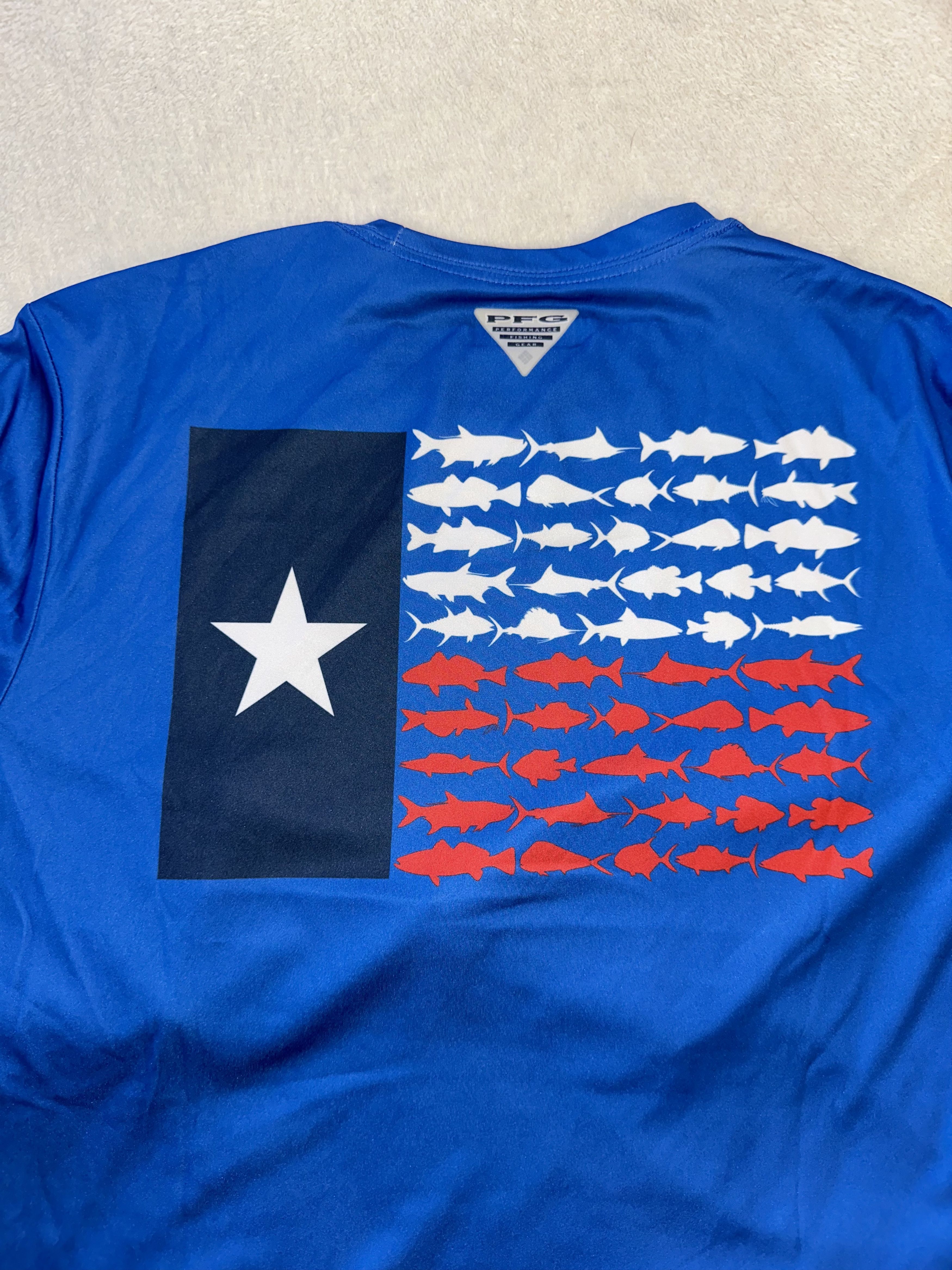 Columbia Columbia PFG Texas Flag Sun Shirt – Men’s Medium, Like New Size US M / EU 48-50 / 2 - 1 Thumbnail