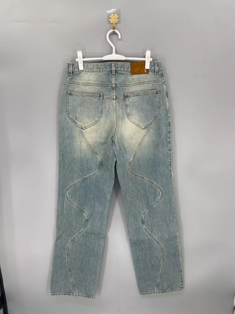 Louis Vuitton Louis Vuitton Cut details do old zipper jeans 2501-Nextarro Size US 34 / EU 50 - 2 Thumbnail