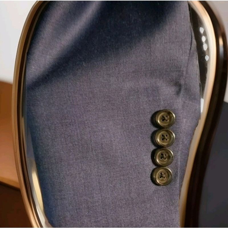 Other Walter Morton Size 46 R Navy Blue 2 Button Suit NWT Size 46R - 2 Thumbnail
