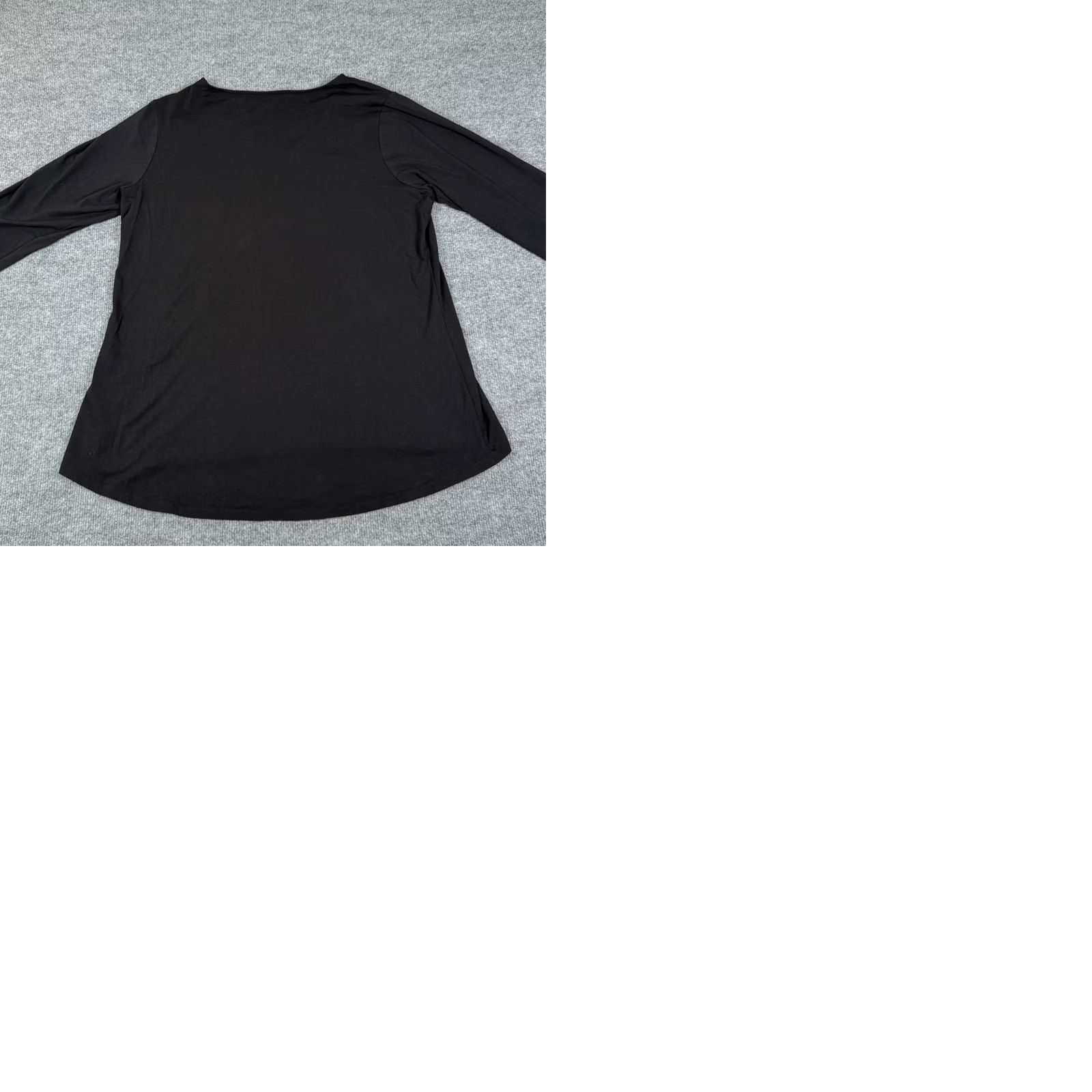 Vintage Susan Graver Weekend Tunic Top Black 3/4 Sleeve Rhinestone V-Neck Animal Print Relaxed XXL? Size L / US 10 / IT 46 - 9 Thumbnail
