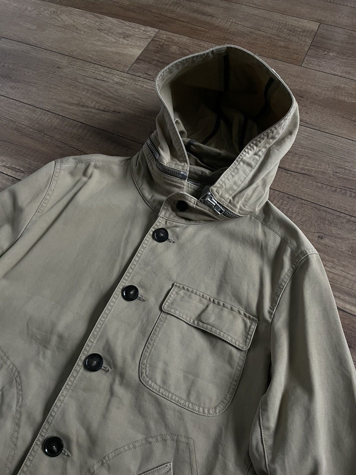 DEPARTMENT5 Department 5 Beige Sand Cotton Military Jacket Size US M / EU 48-50 / 2 - 5 Thumbnail