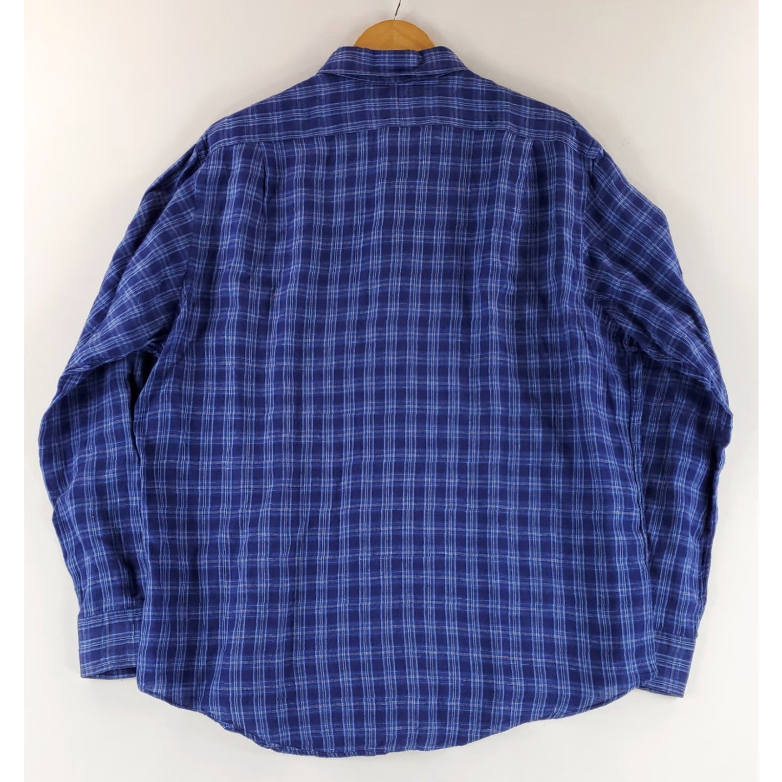 Polo Ralph Lauren Polo Ralph Lauren Shirt Ocean Wash 100% Linen Button Up Long Sleeve Blue XL Mens Size US XL / EU 56 / 4 - 3 Thumbnail