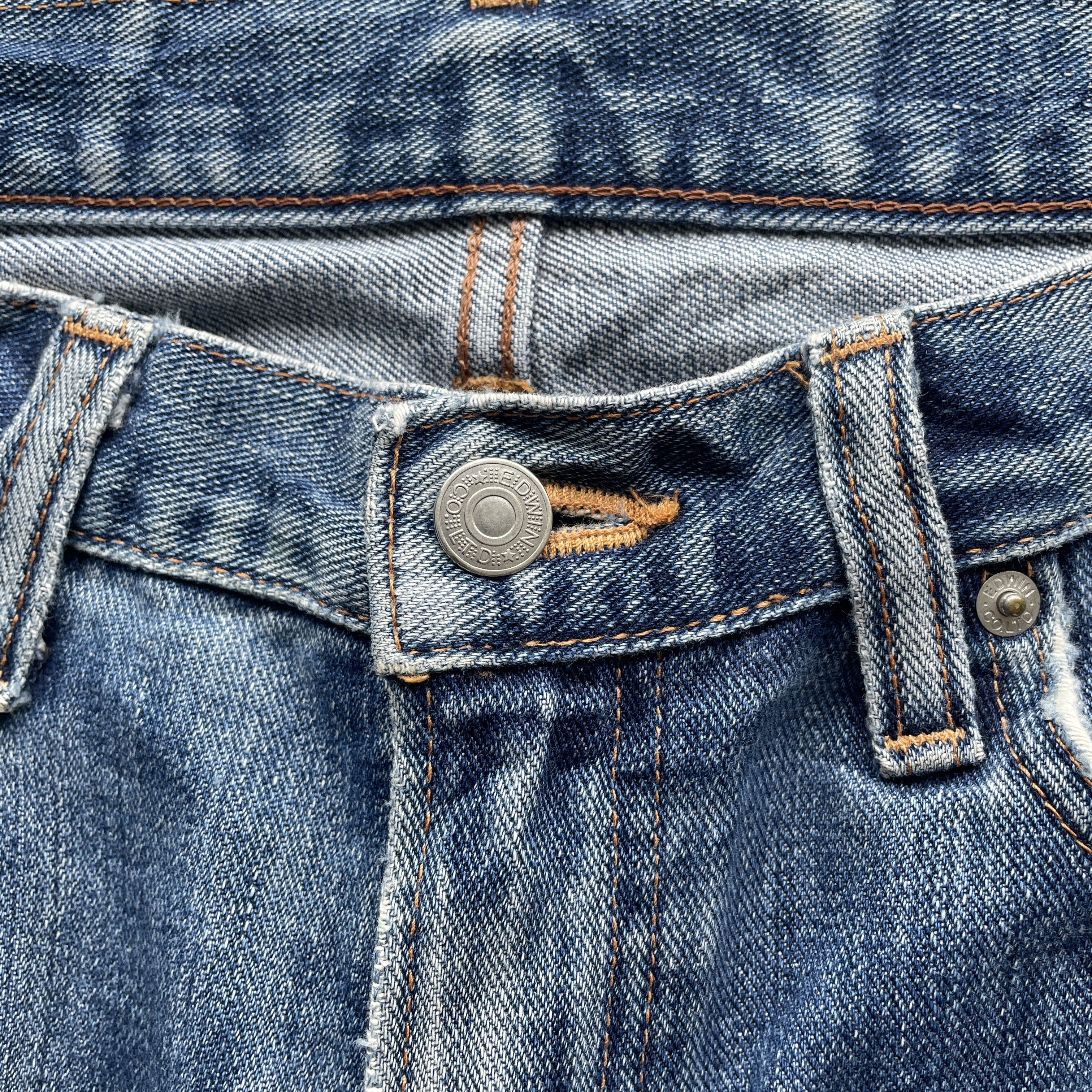 Edwin × Japanese Brand × Jean W32 VINTAGE EDWIN FADED JEANS MADE IN JAPAN DISTRESSED PANTS Size US 32 / EU 48 - 6 Thumbnail