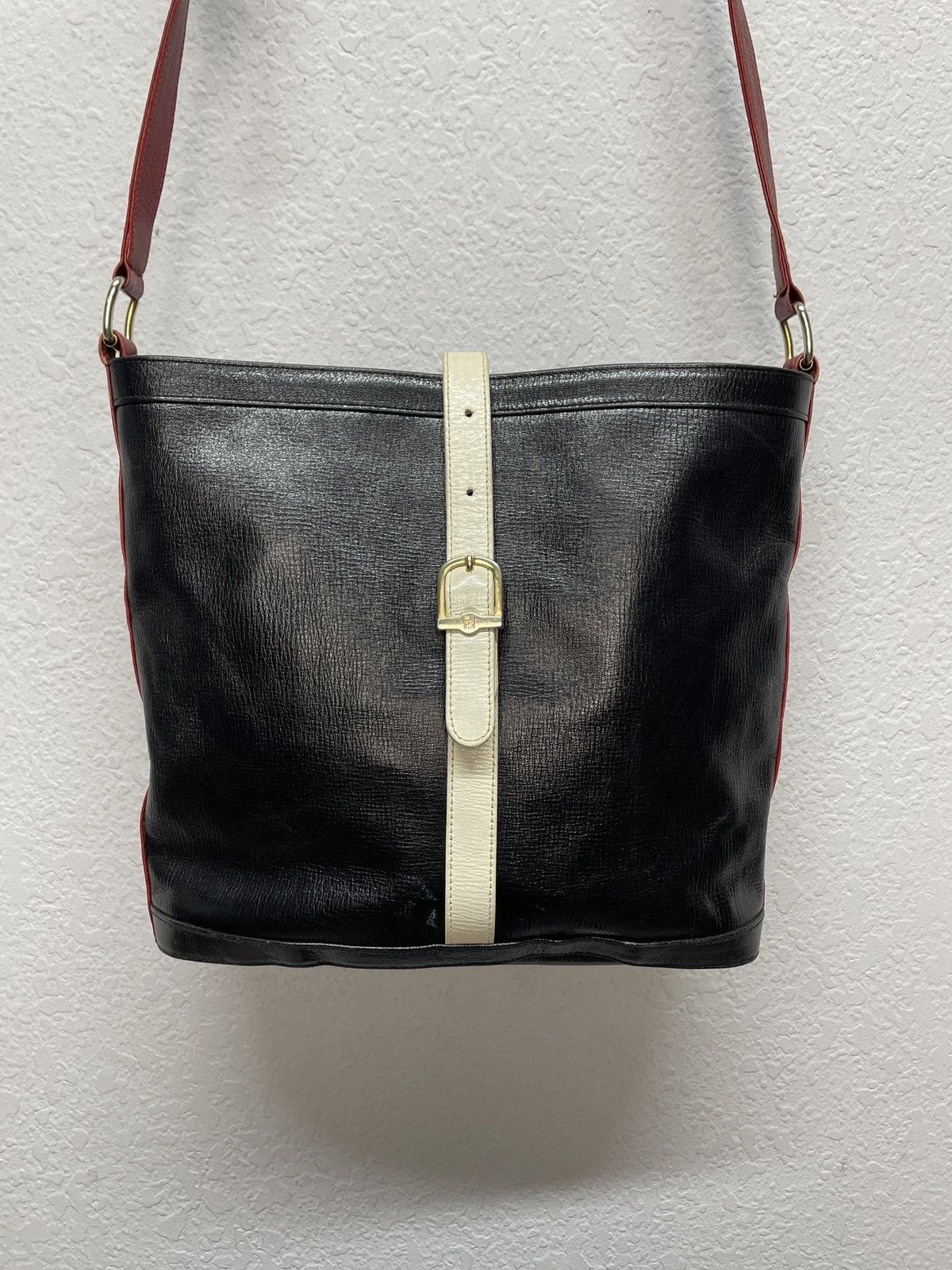 Designer × Fendi Vintage Y2K Fendi Monogram Leather Shoulder Bag Size ONE SIZE - 3 Thumbnail