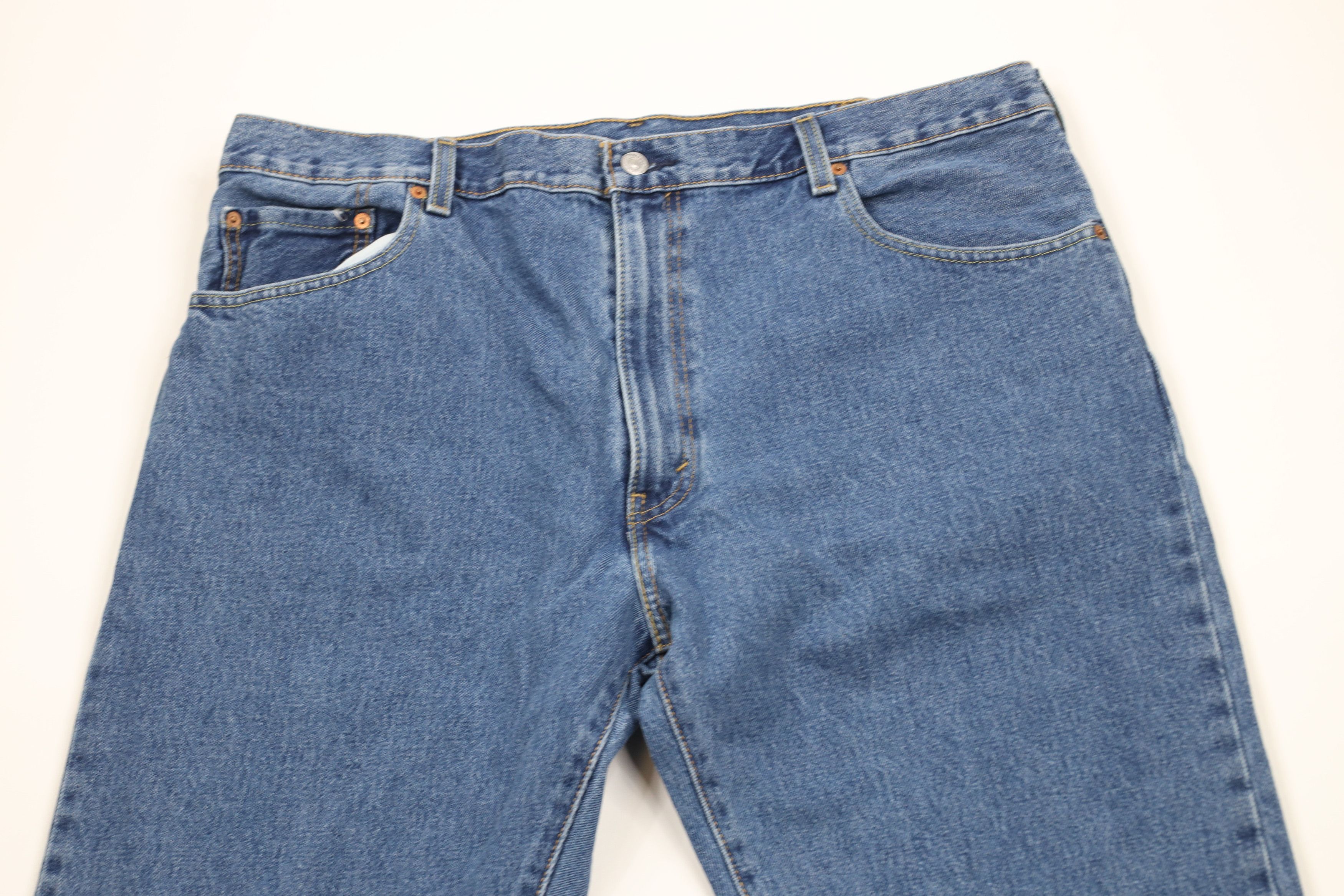 Levi's × Vintage Vintage Y2K Levis 517 Wide Leg Bootcut Western Denim Jeans Size US 42 / EU 58 - 2 Thumbnail