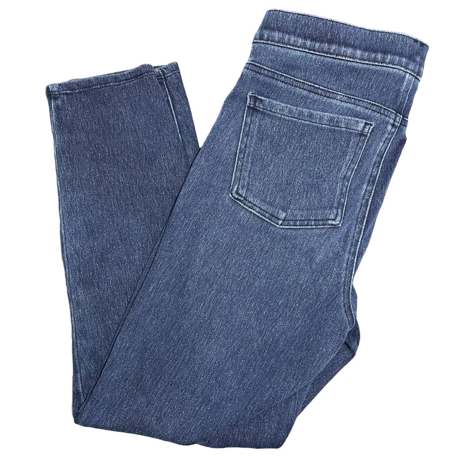 Spanx Petite jean-ish ankle leggings in indigo