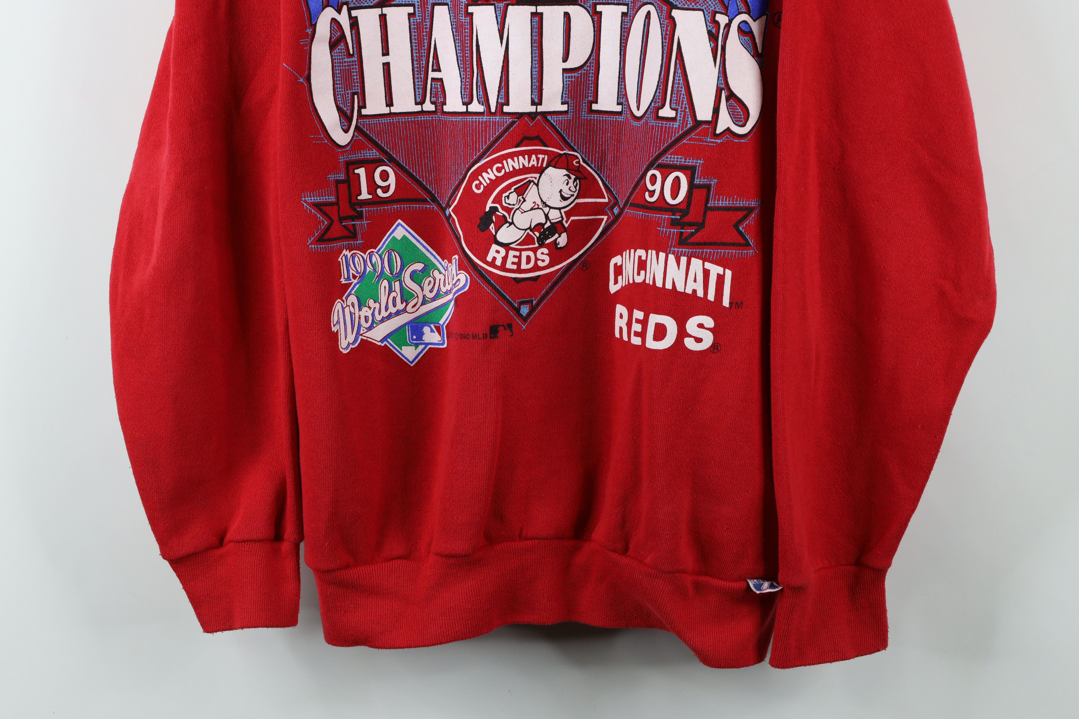 Vintage Vintage 90s Champs Cincinnati Reds Baseball Sweatshirt USA Size US XL / EU 56 / 4 - 3 Thumbnail