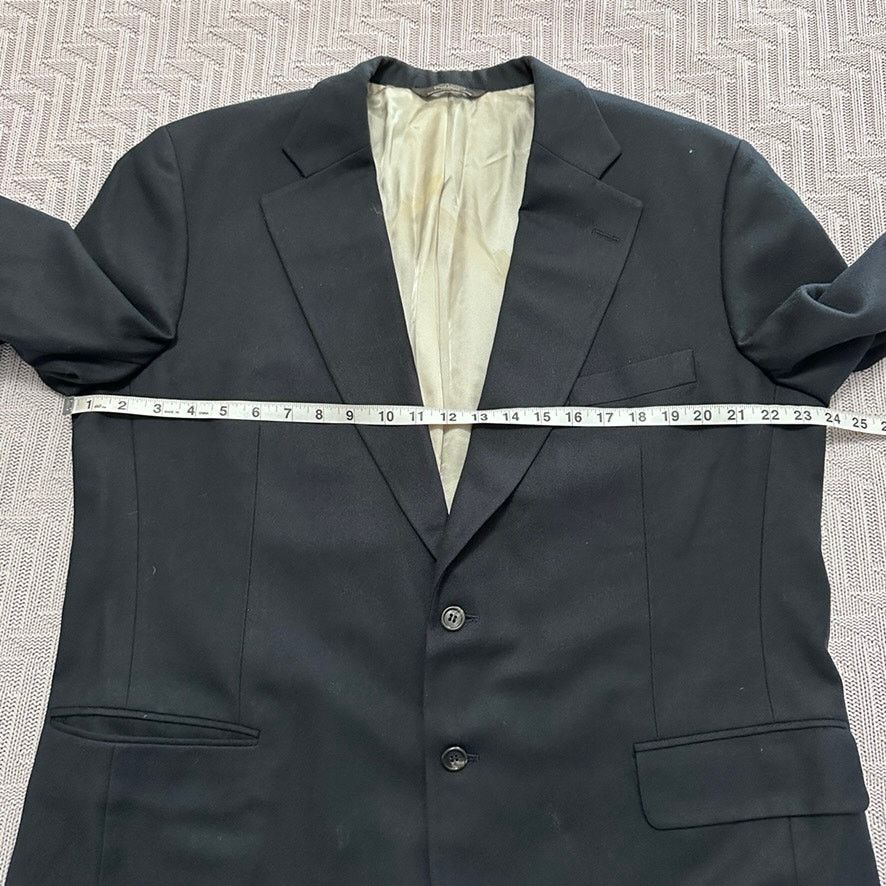 Paul Stuart Paul Stuart dark gray/navy two button wool blazer size 45L Size 44L - 7 Thumbnail