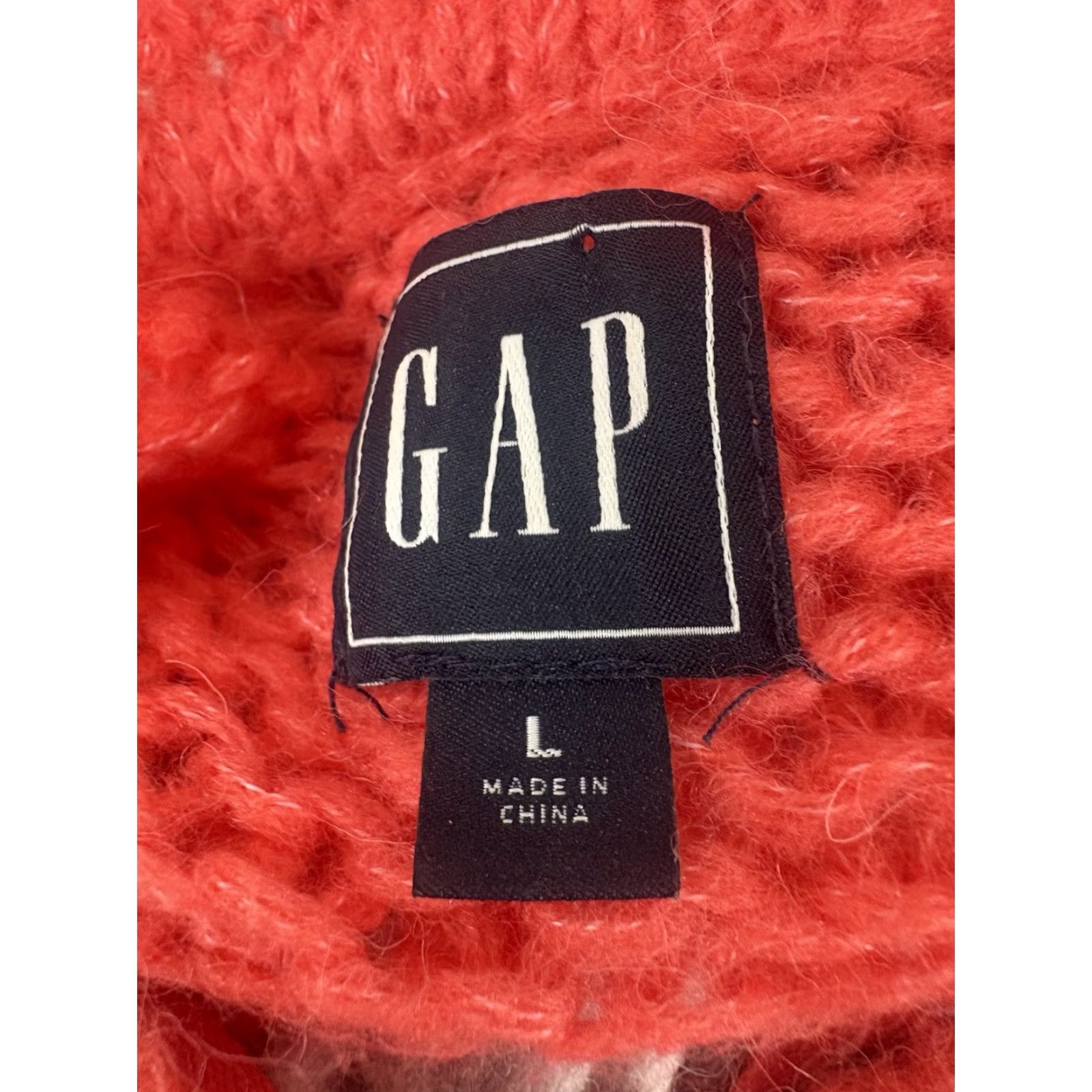 Gap Gap Women’s L Sweater Chunky Knit Wool Alpaca Striped Pullover Fall Winter Casual Size L / US 10 / IT 46 - 7 Thumbnail