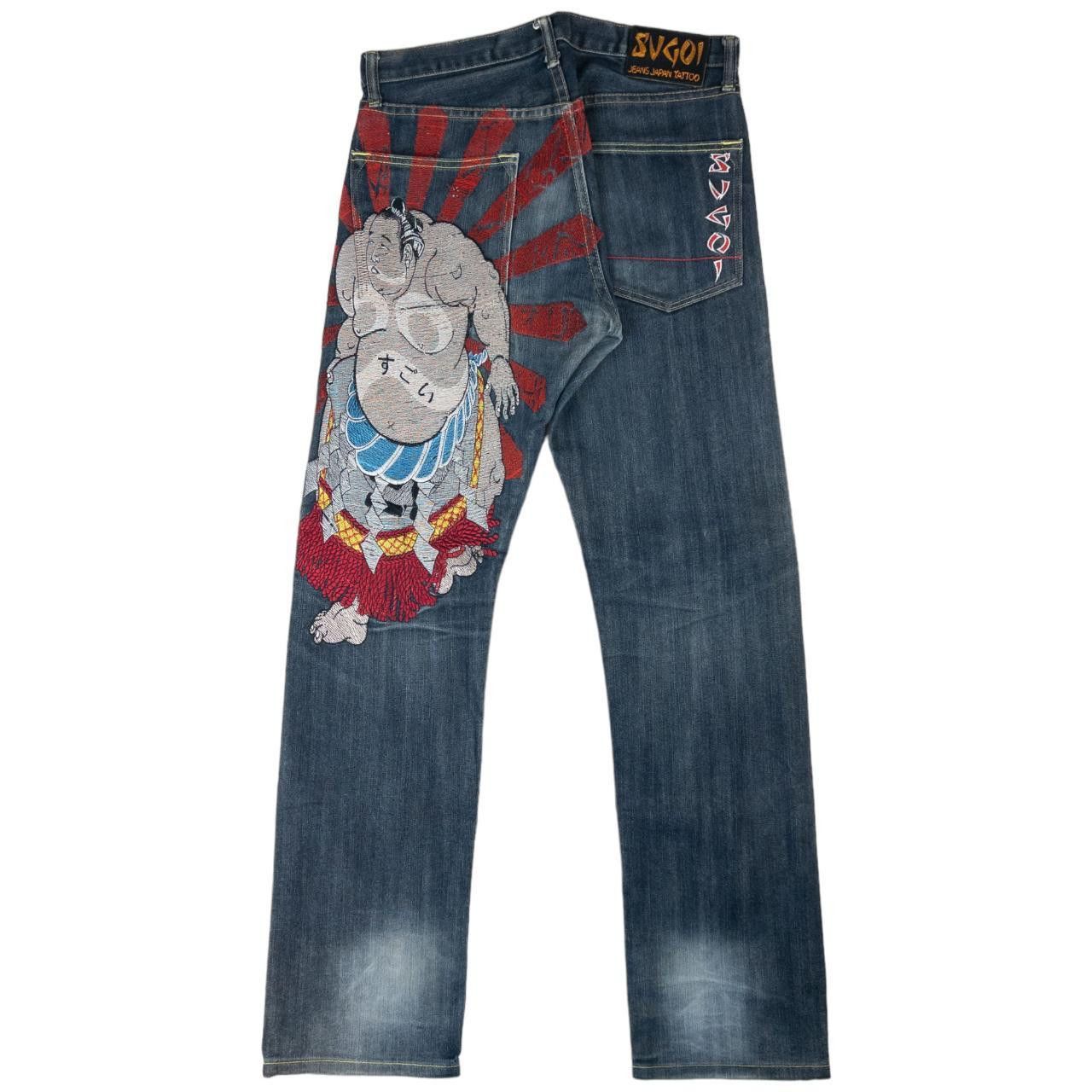 Handmade Rust Distressed Denim (W32)