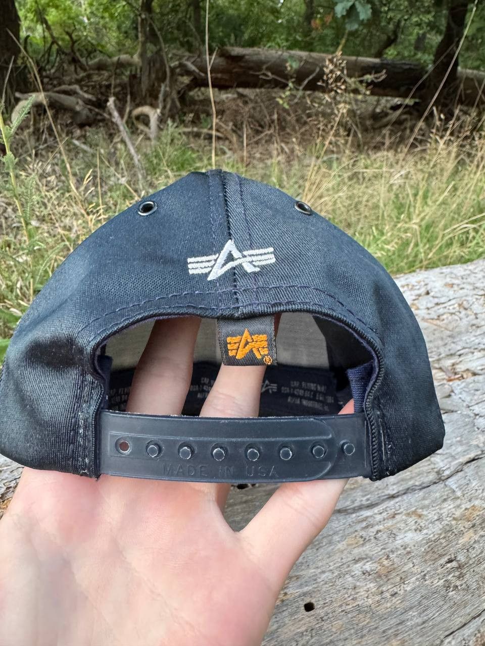 Alpha Industries Vintage Alpha Industries USA-made cap Size ONE SIZE - 3 Thumbnail
