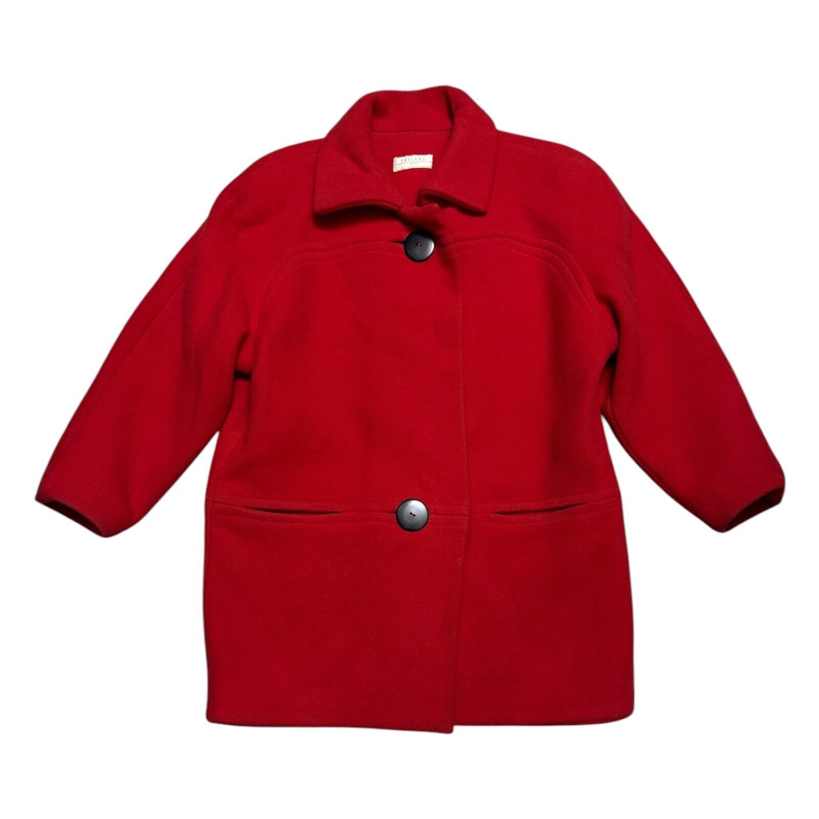 Vintage PALLANT LONDON Stunning PURE WOOL Vintage Winter Pea Coat 10 Size L / US 10 / IT 46 - 1 Thumbnail