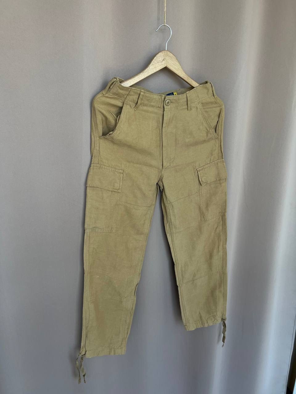 Polo Ralph Lauren Polo Ralph Lauren Silk-Linen Cargo Pants Womens Size 2 or S Size 26" / US 2 / IT 38 - 5 Thumbnail