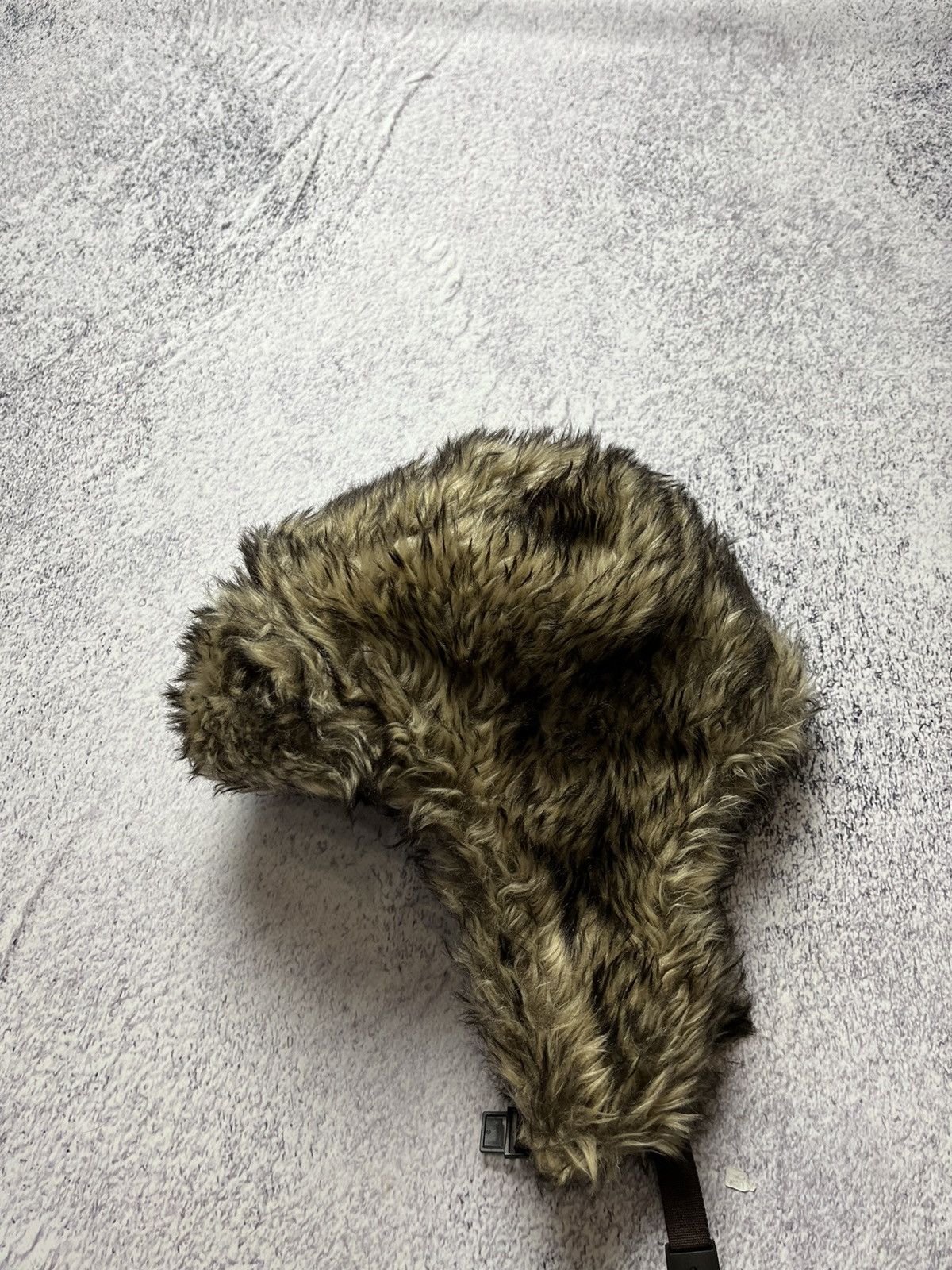20471120 Vintage fuzzy mohair japanese ushanka hat avant garde Size ONE SIZE - 2 Thumbnail
