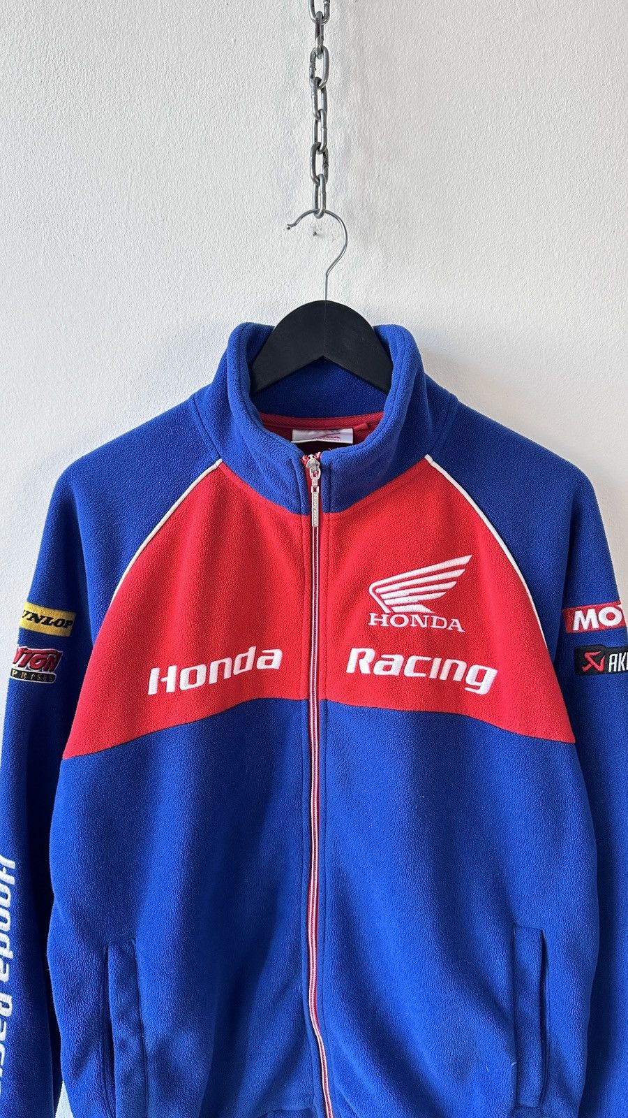 Honda Honda Racing Team Fleece Zip Up Jacket Size S Gorpcore Moto Size US S / EU 44-46 / 1 - 6 Thumbnail