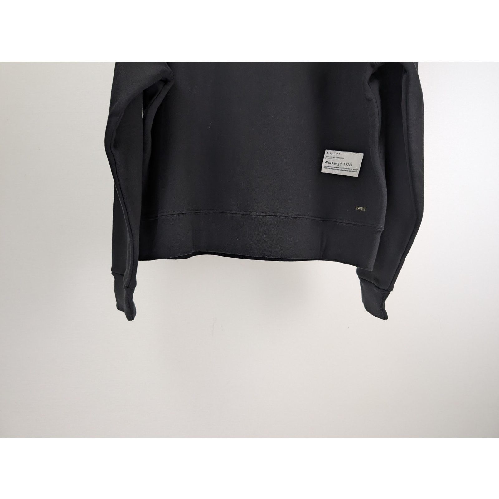 Amiri o1rshd1 Q:2 / Wes Lang x Amiri Logo Crewneck in Black Size US L / EU 52-54 / 3 - 11 Thumbnail