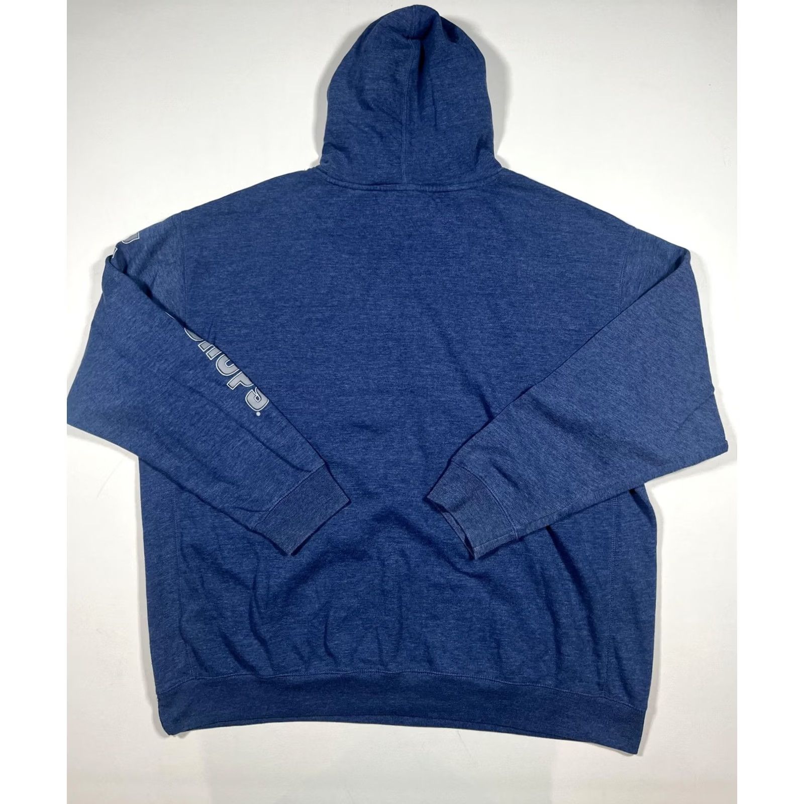 Bass Pro Shops Bass Pro Shops Hoodie Mens 2XL Blue Pullover Kangaroo Pocket Graphic Print Hooded Fisherman Outdoor Logo Mens Size US XXL / EU 58 / 5 - 2 Thumbnail