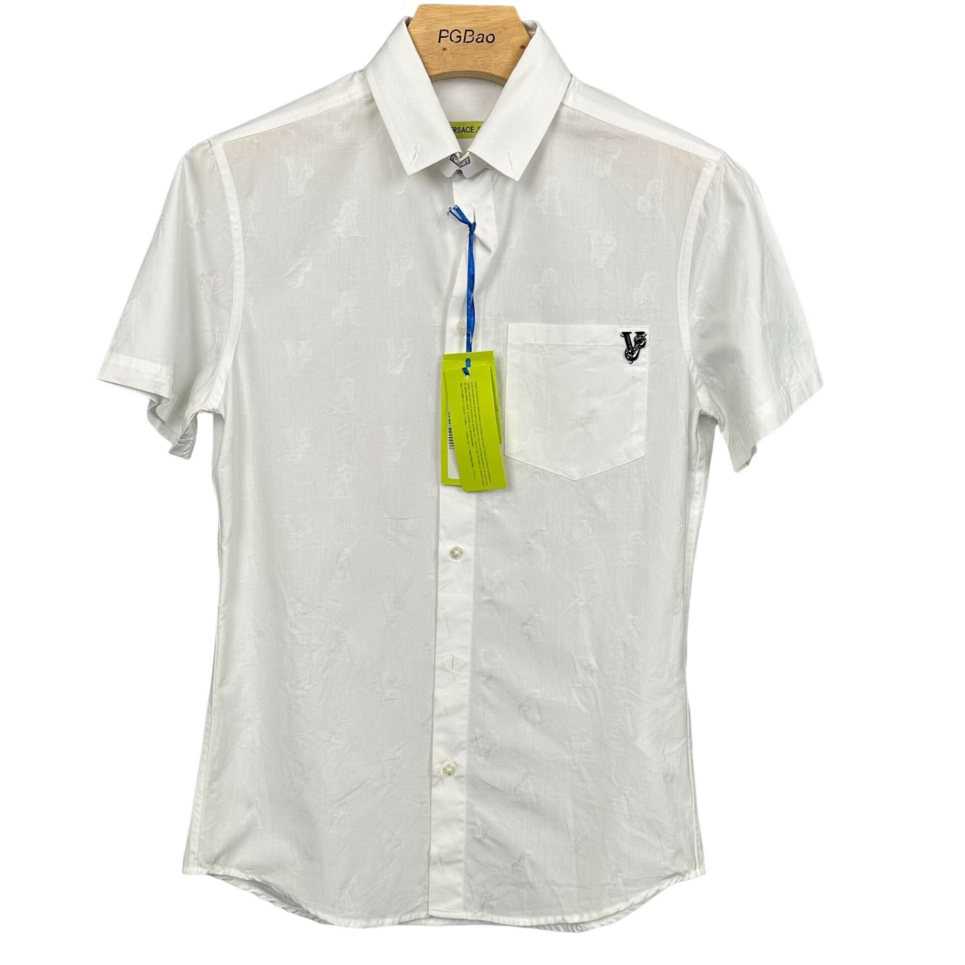 Versace Versace Jeans V Logo Short Sleeve Shirt XS Size US XS / EU 42 / 0 - 1 Thumbnail