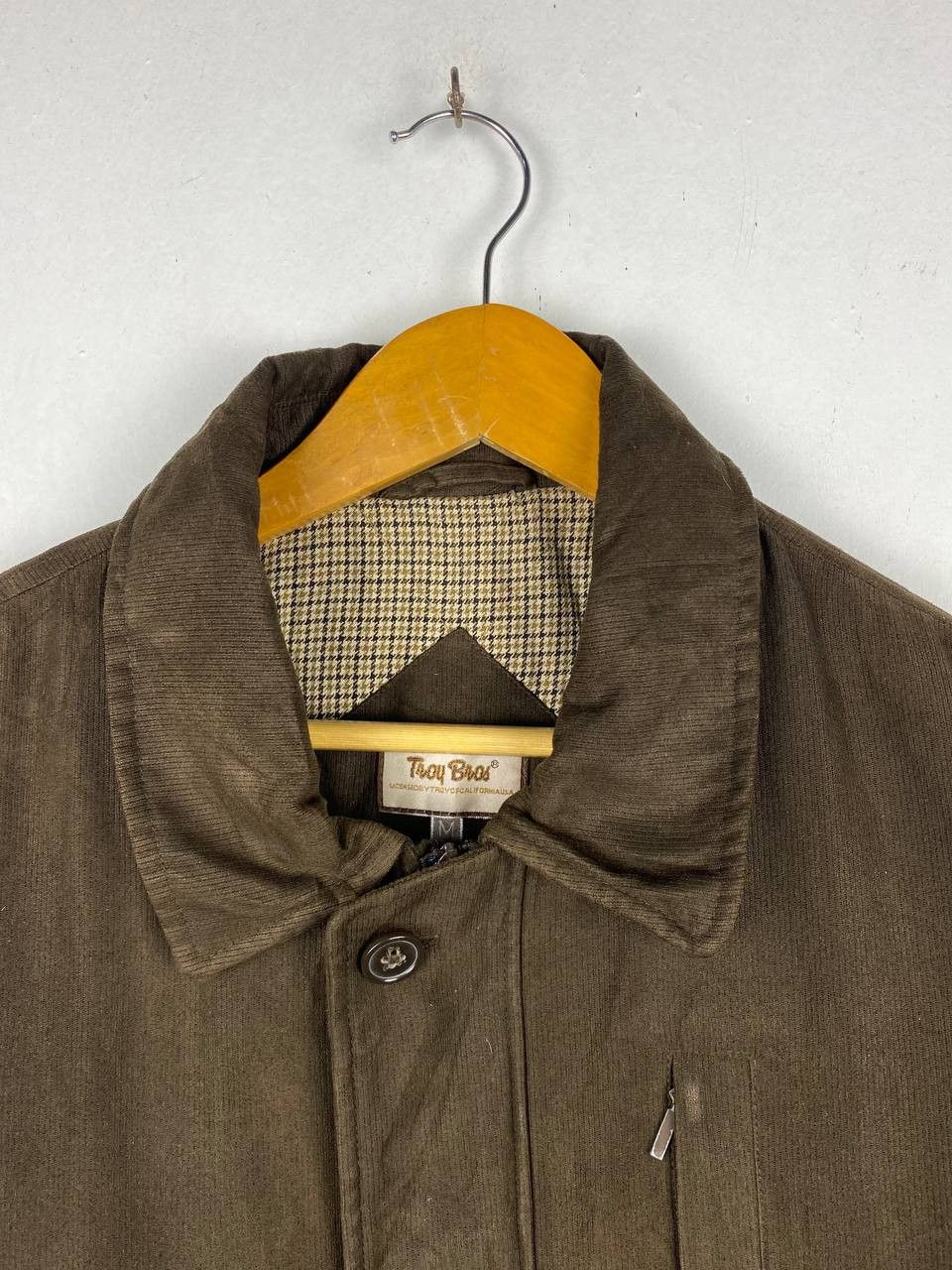 Japanese Brand troy bros brown velvet jacket nice design Size US M / EU 48-50 / 2 - 2 Thumbnail