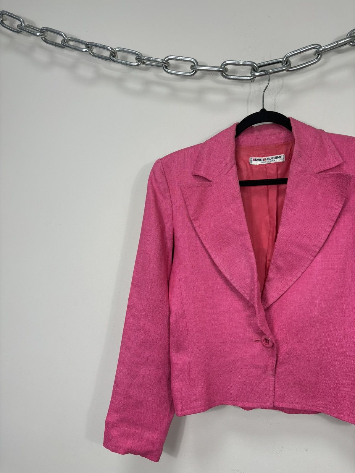 Saint Laurent Paris Vintage Saint Laurent Paris Rive Gauche Rare Blazer Jacket Size S / US 4 / IT 40 - 6 Thumbnail